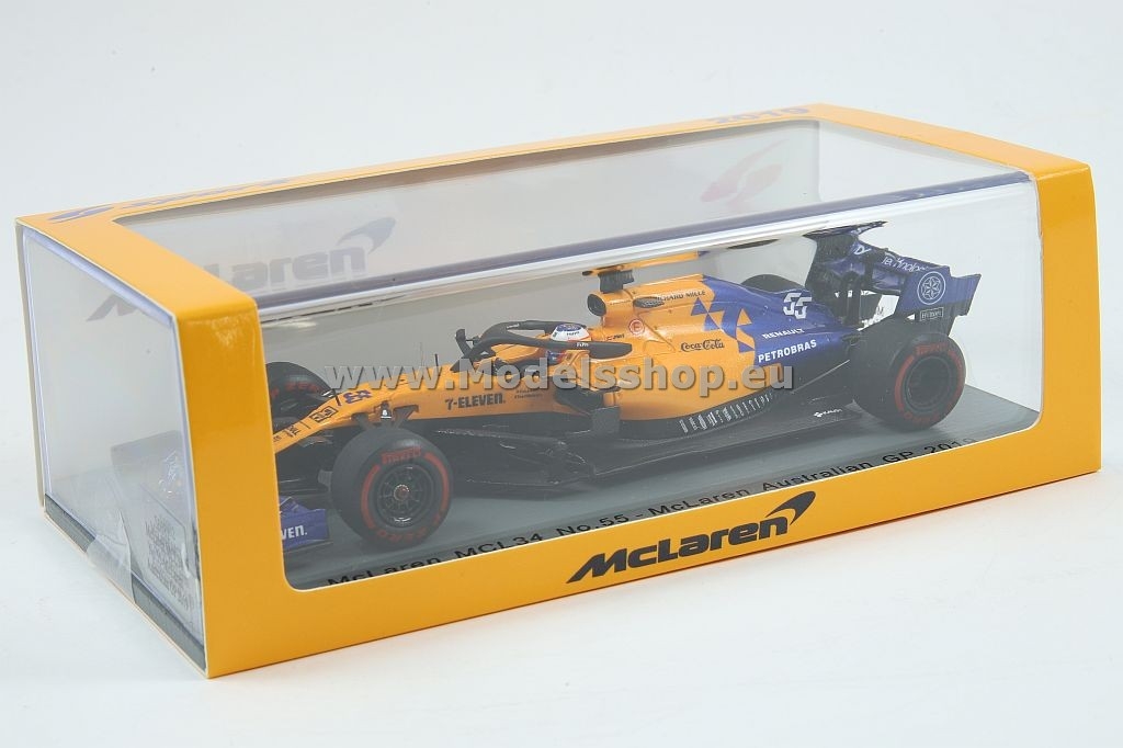 McLaren F1 Team No.55 TBC 2019 McLaren MCL34 Carlos Sainz Jr. McLaren F1 Team No.55 TBC 2019 McLaren MCL34 Carlos Sainz Jr.