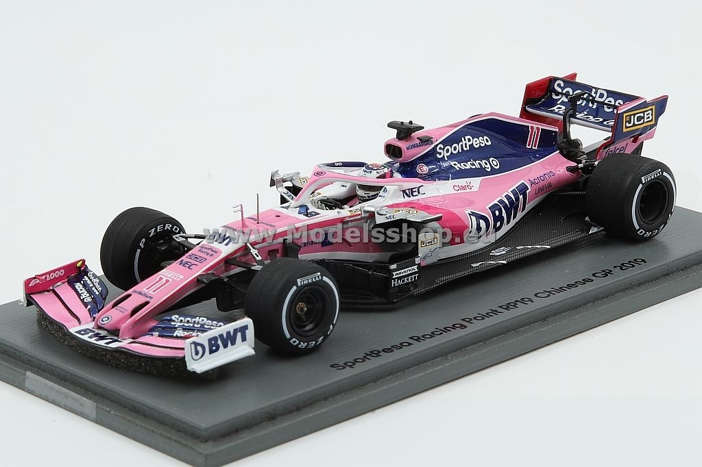 1:43 Spark BWT Racing Point RP19 #11 Sergio Perez Chinese GP