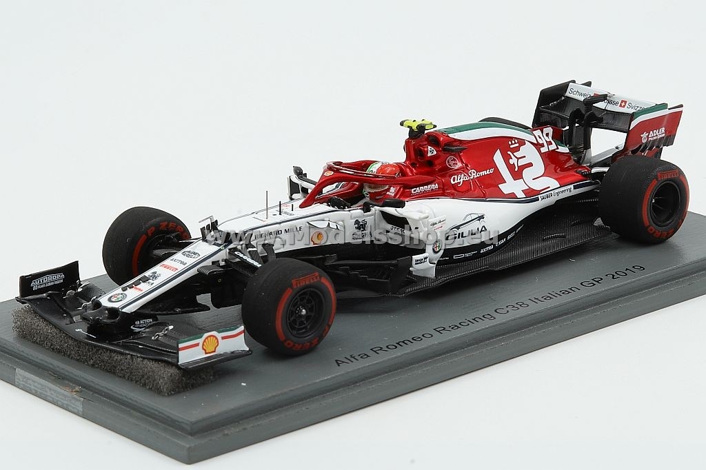 Alfa Romeo Racing Sauber F1 Team No.99 Italian GP2019 Alfa Romeo Racing C38 Antonio Giovinazzi