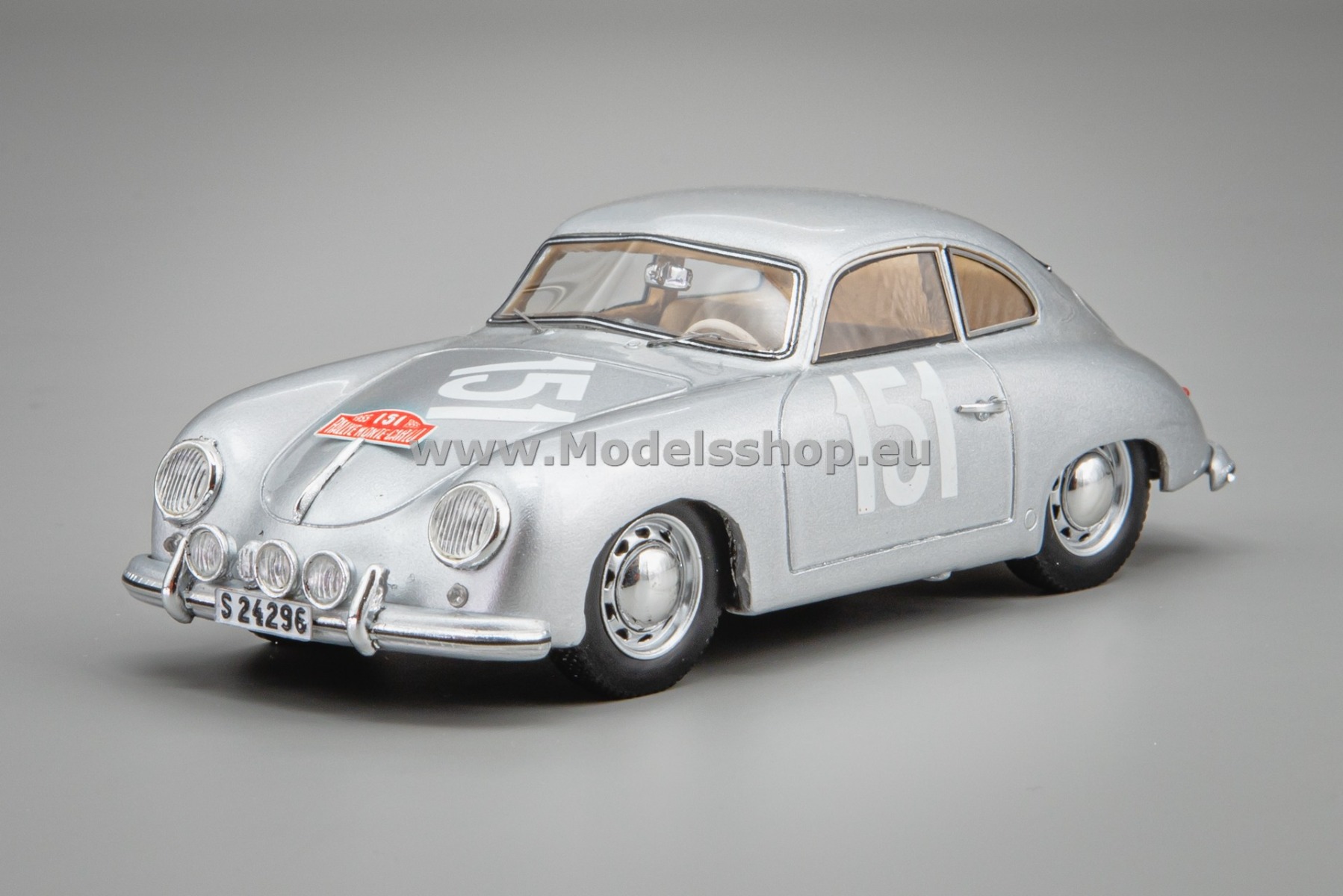 Spark S6135 Porsche 356 1300, No.151 Rallye Monte Carlo 1955,  C.A. Johansson - Jensen