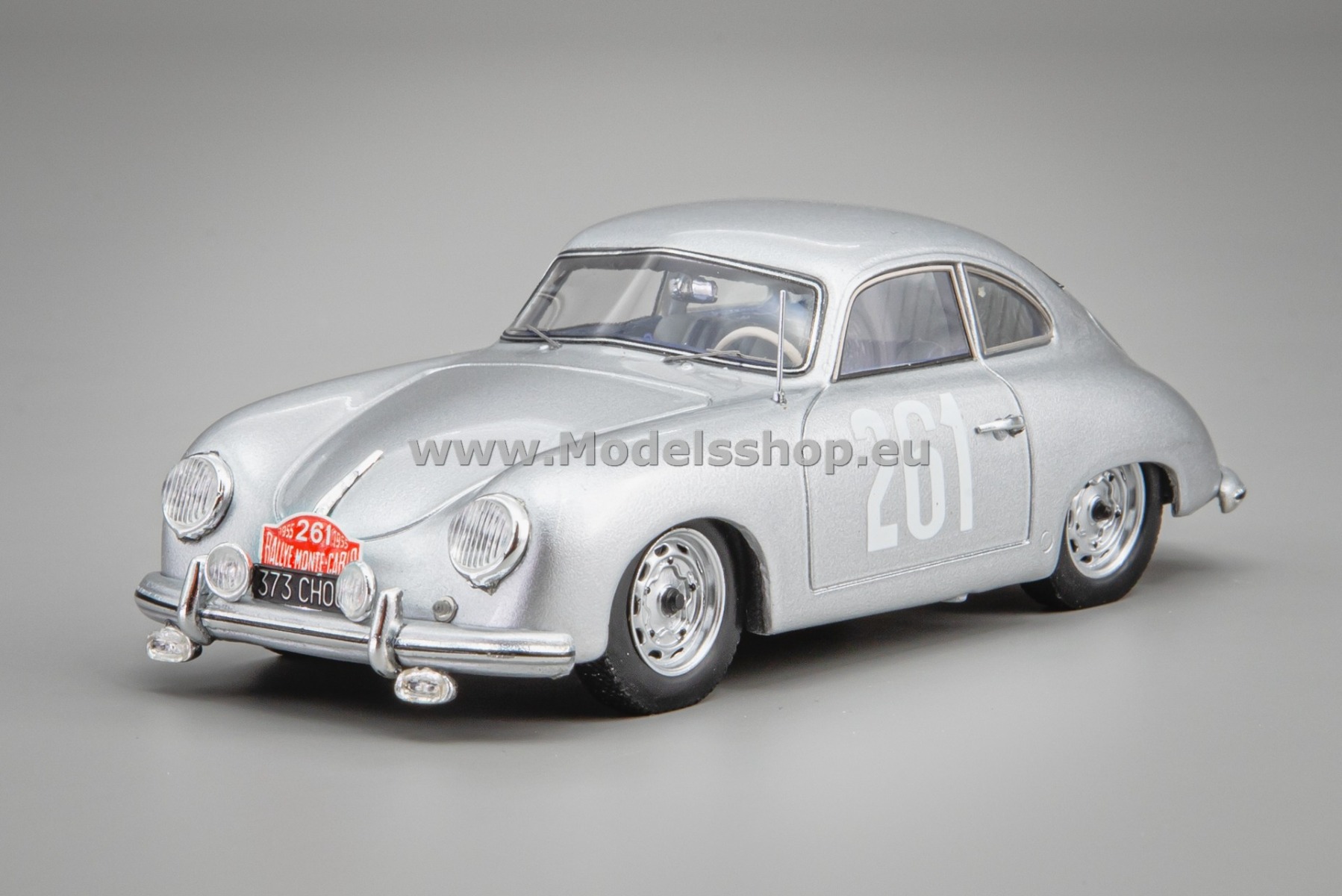 Spark S6139 Porsche 356 1500, No.261 Rallye Monte Carlo Rally 1955, J. Vilréon - L. Carlin