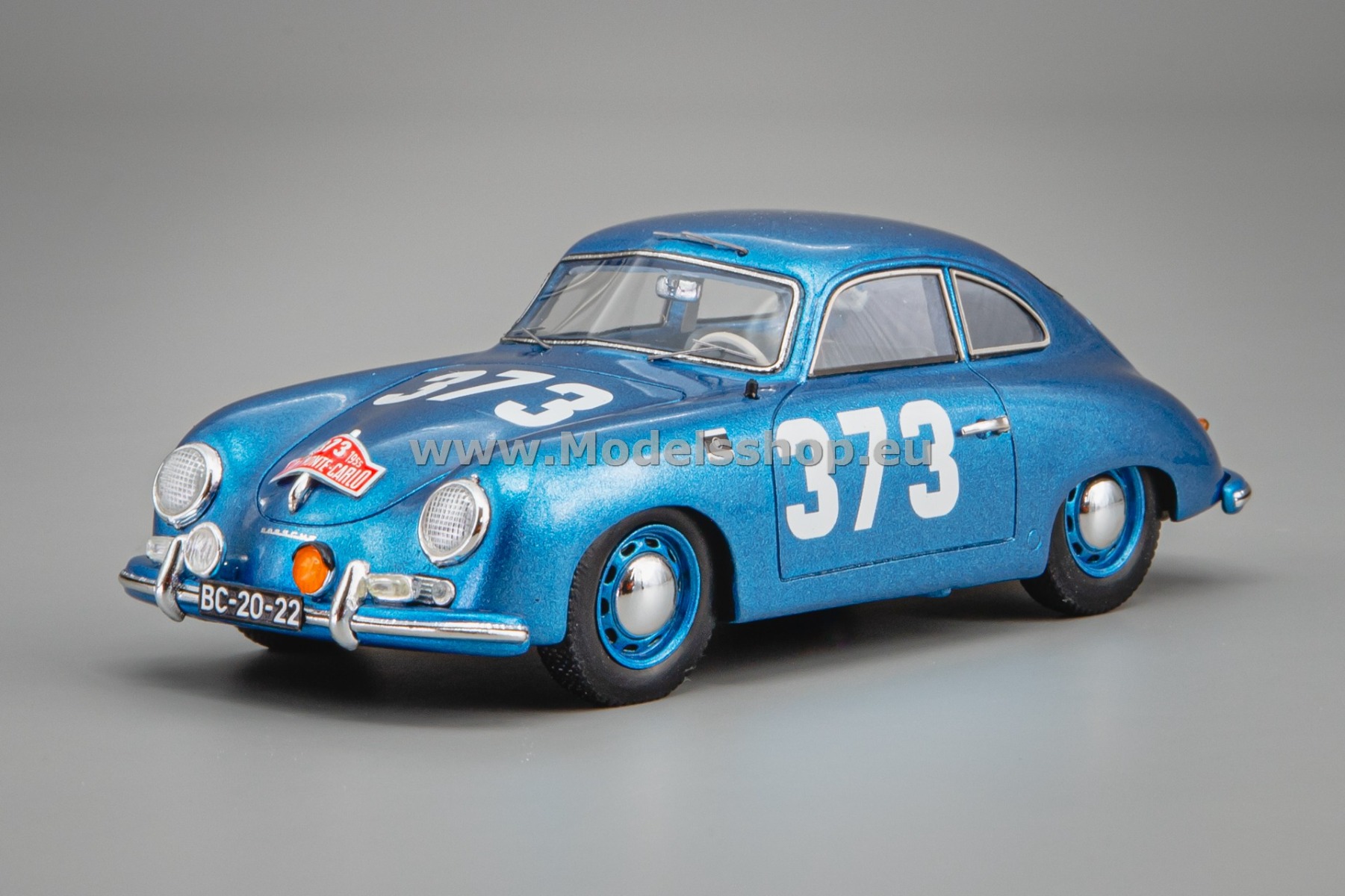 Spark S6140 Porsche 356 1500, No.373 Rallye Monte Carlo 1955, Alberto Graça & Filipe Nogueira