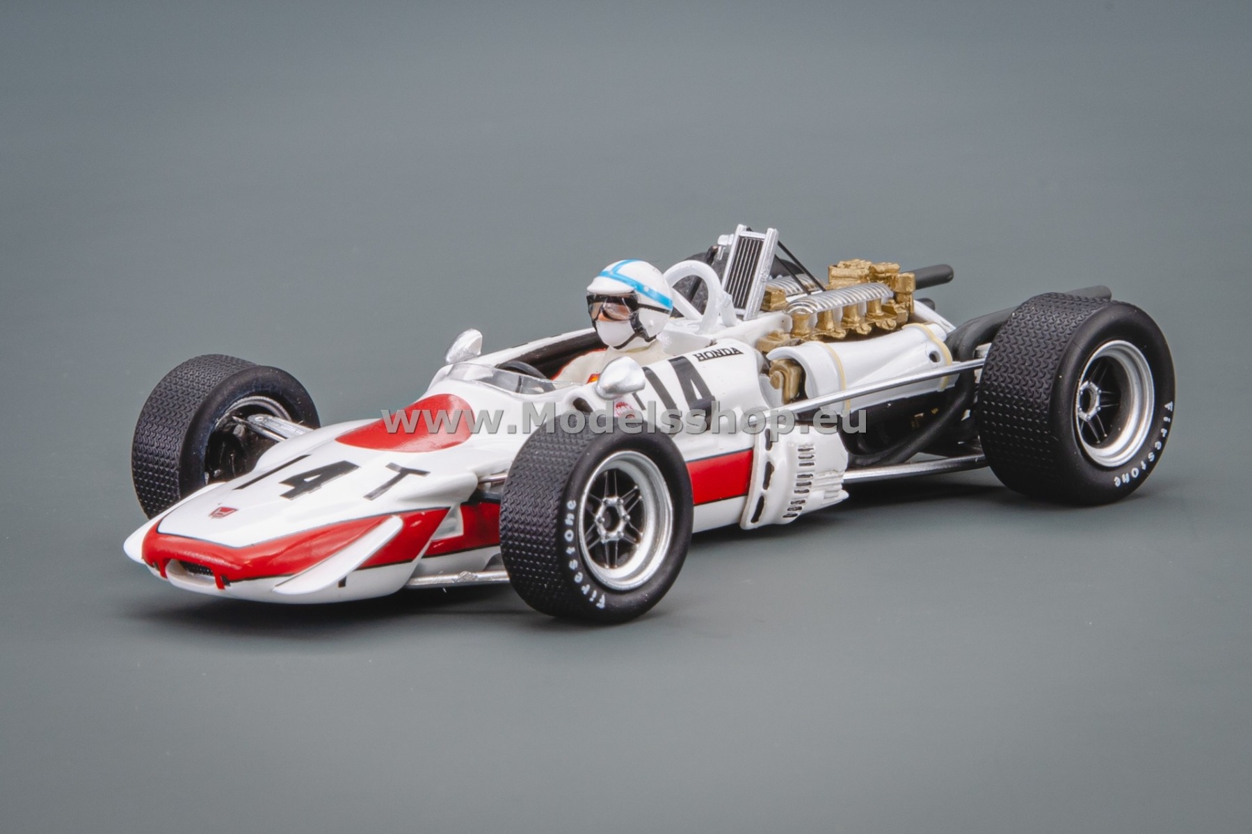 Spark S6228 Honda RA302 No.14 Formula 1, Practice Italian GP 1968, John Surtees