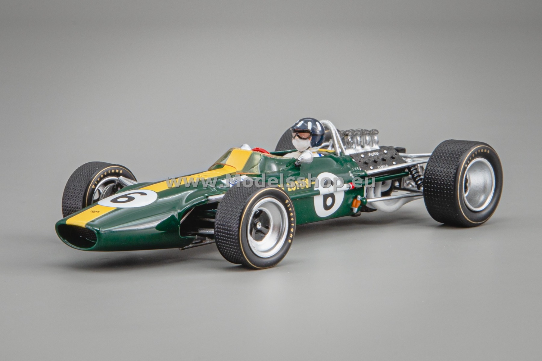 Spark S6360 Lotus 49 F1 No.6, British GP 1967, Graham Hill