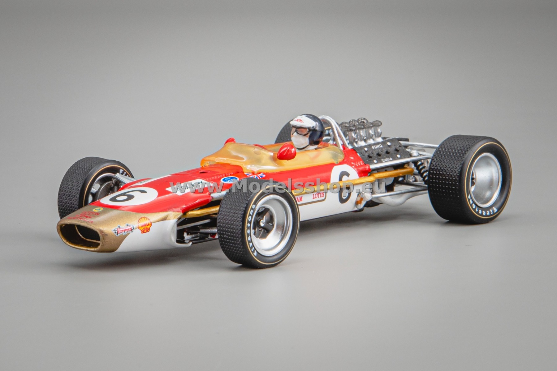 Spark S6364 Lotus 49T F1, No.6 Winner Tasman Series 1968, Jim Clark