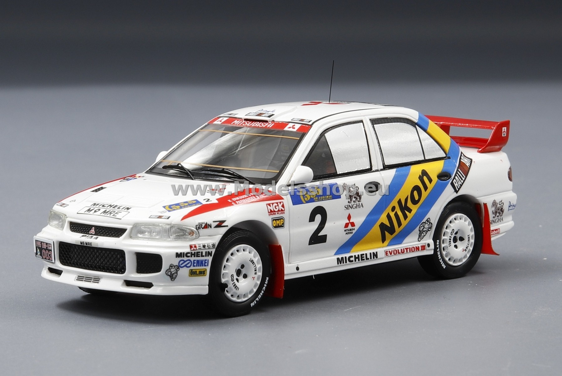 Mitsubishi Lancer Evolution III No.2 Winner Rally Hong Kong