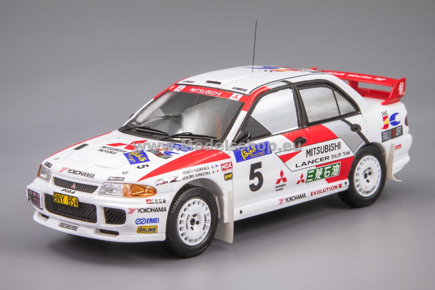 Spark S6508 Mitsubishi Lancer EVOLUTION Ⅲ, No.5, 8th Rally Hong Kong - Beijing 1995, K. Shinozuka / P. Kuukkala