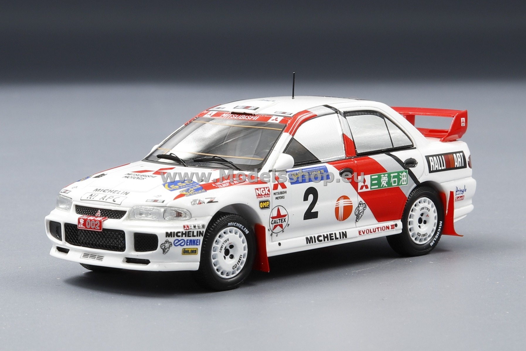 Mitsubishi Lancer Evolution III No.2 Winner Rally Hong Kong - Beijing 1996, Ari Vatanen / Tilber