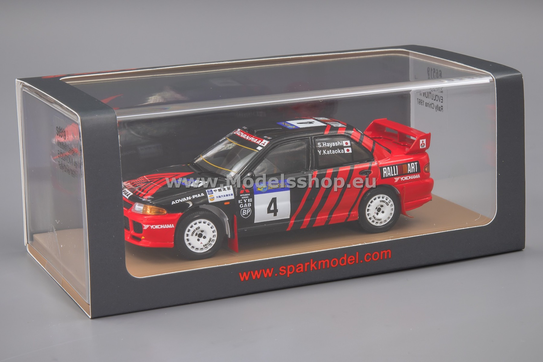 Spark S6519 Mitsubishi Lancer EVOLUTION Ⅲ, No.4, 4th Rally Spark S6519 Mitsubishi Lancer EVOLUTION Ⅲ, No.4, 4th Rally