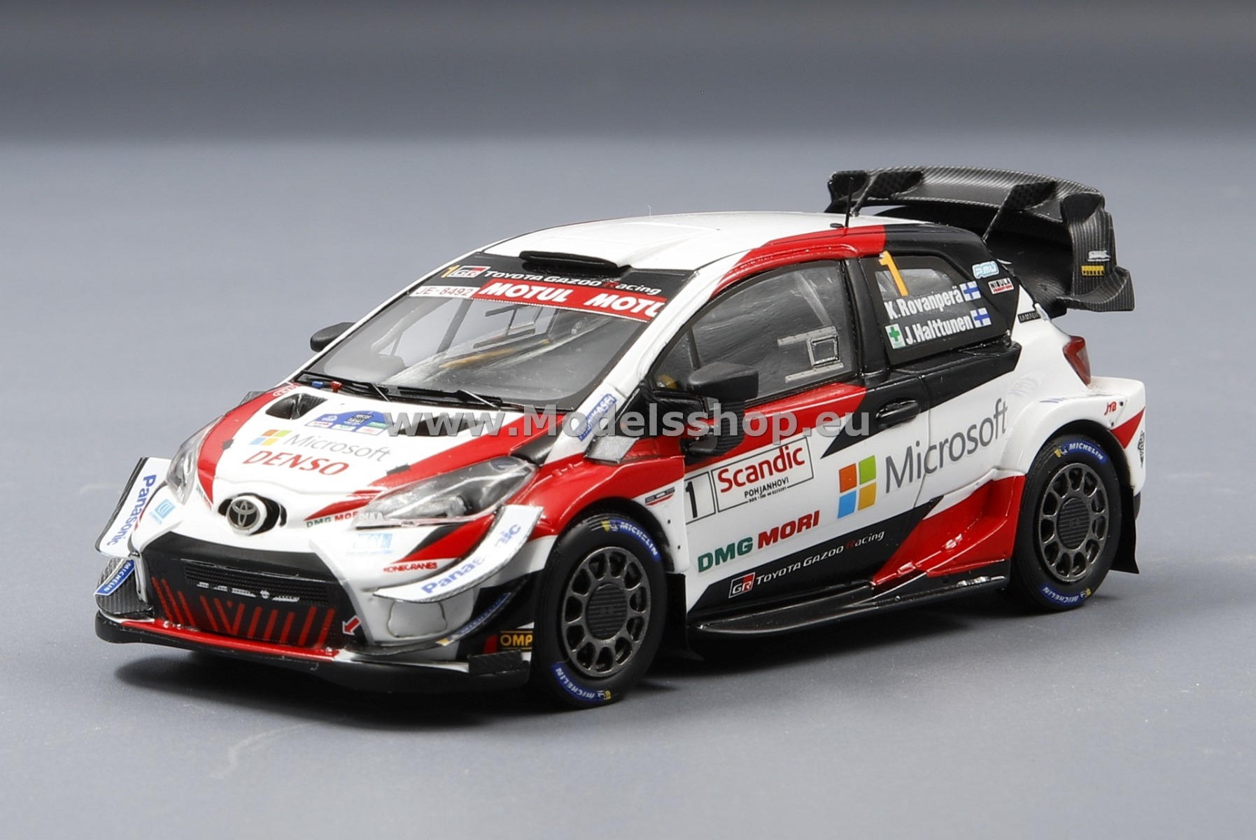 TOYOTA Yaris WRC TOYOTA GAZOO Racing WRT No.1 Winner Arctic Lapland Rally 2020, K. Rovanperä - J. Halttunen