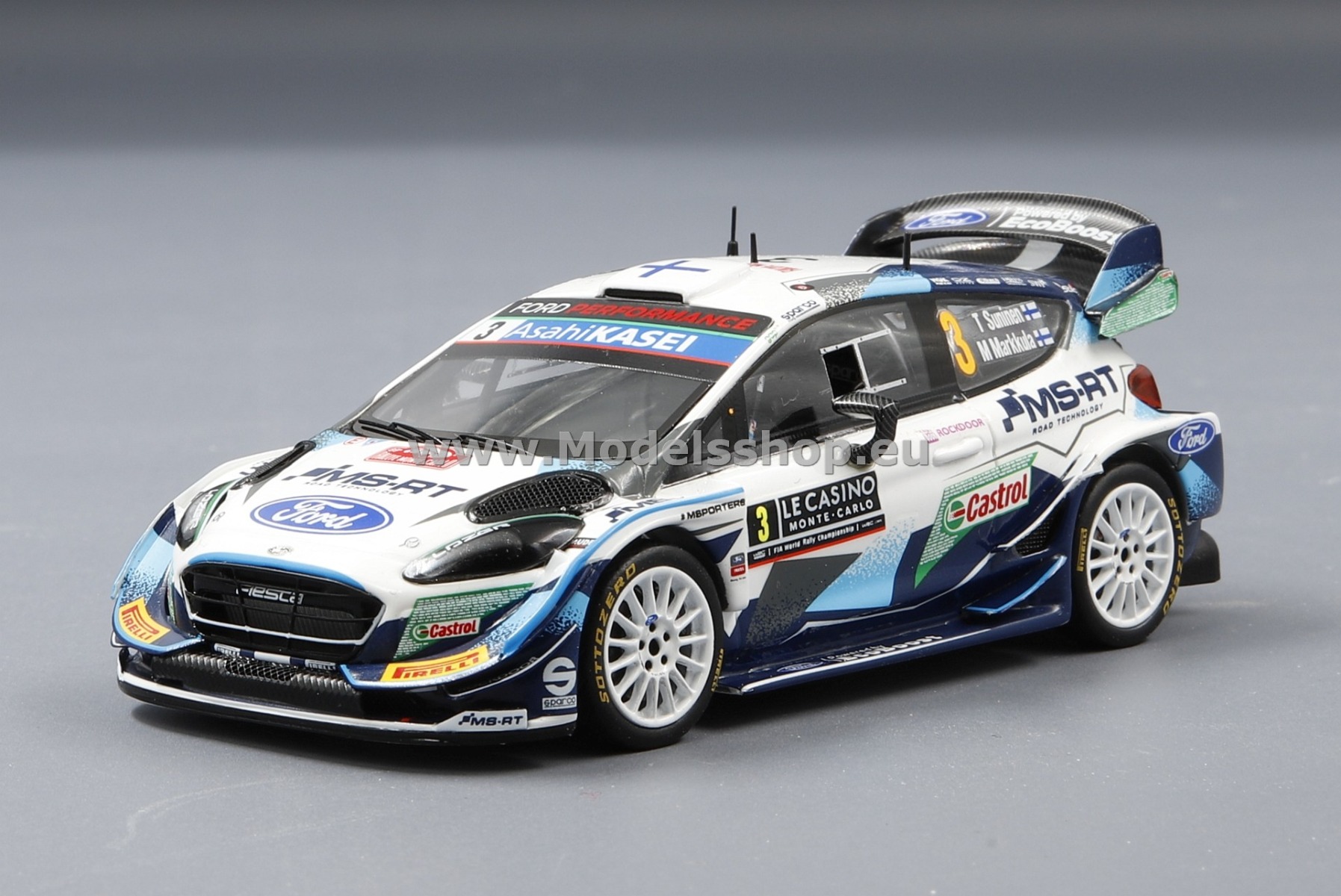 Spark S6586 Ford Fiesta WRC M-Sport Ford WRT No.3 Rally Monte Carlo 2021, Teemu Suninen / Mikko Markkula