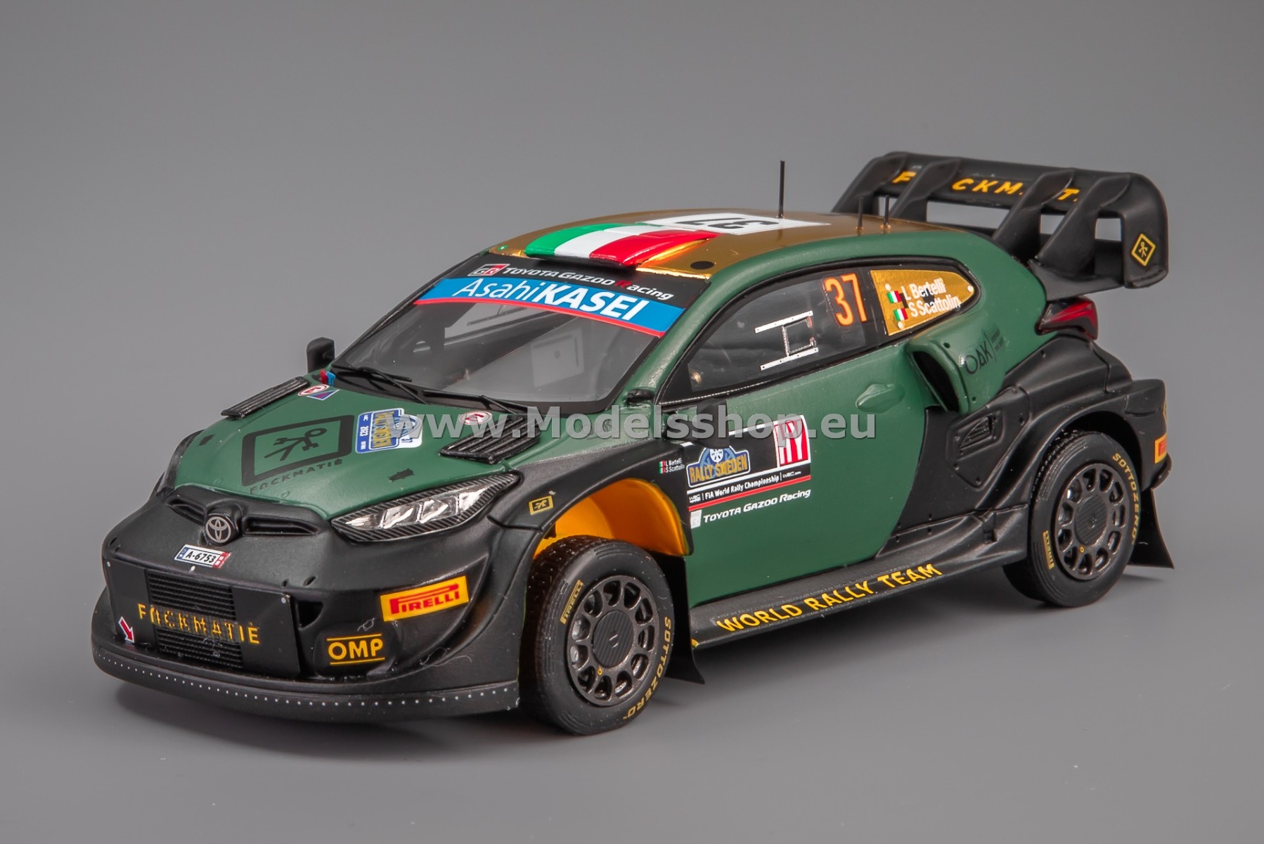 Spark S6730 TOYOTA GR Yaris Rally 1, No.37 Rally Sweden 2023, L. Bertelli - S. Scattolin