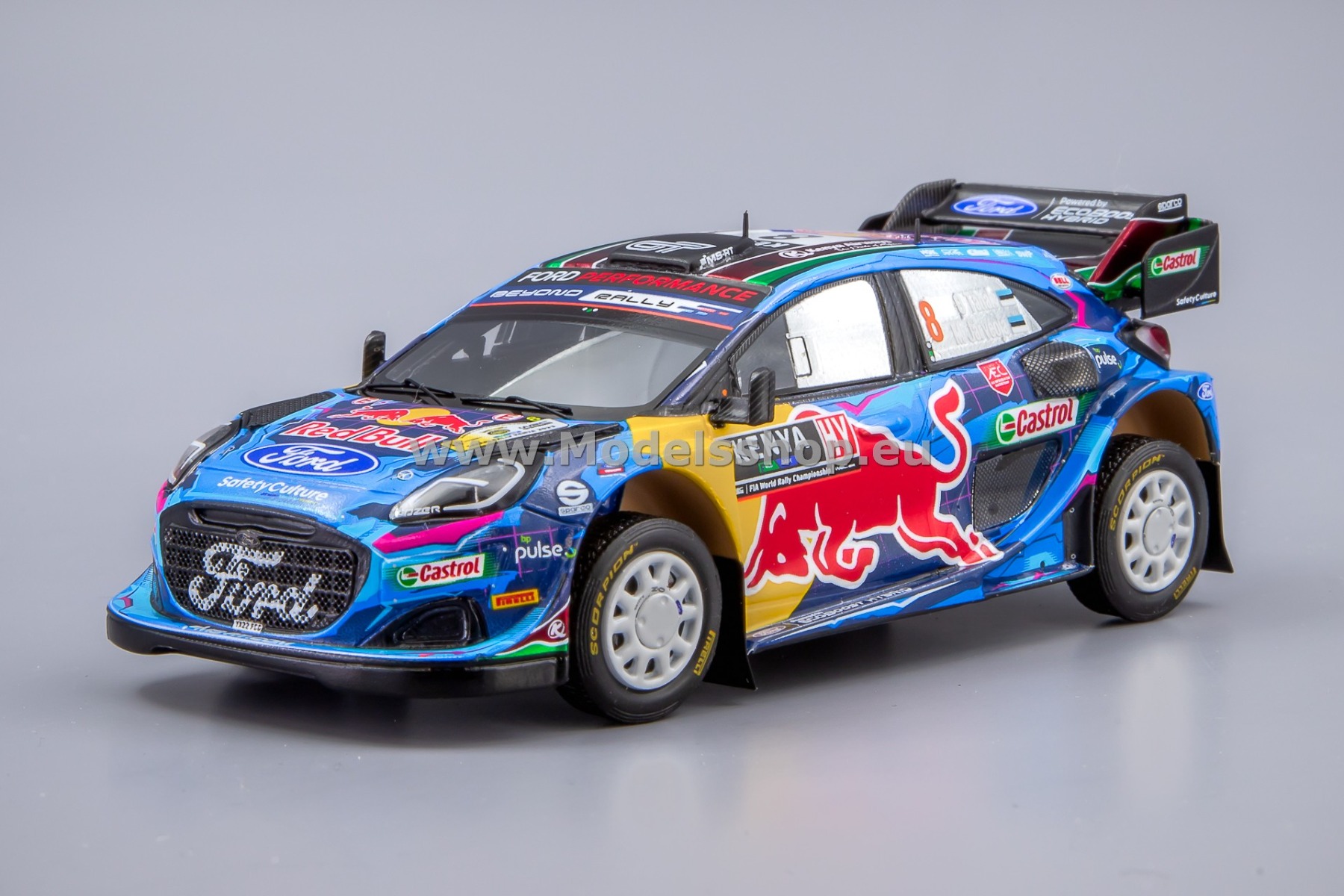 Spark S6739 Ford Puma Rally1, No.8, M-SPORT Ford WRT, 6th Rally Safari 2023, O. Tänak - M. Järveoja