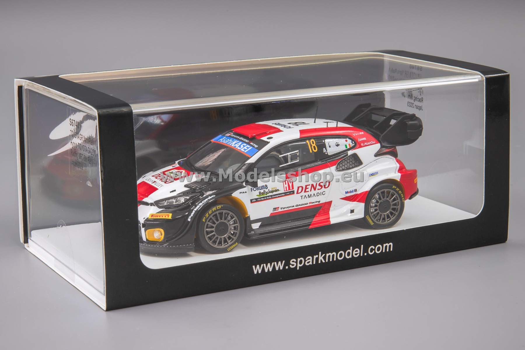 会場限定 TOYOTA GR YARIS Rally 1 HYBRID #18 IXO - Just Arrived 1:18 Toyota GR Yaris Rally1 Hybrid, 2023