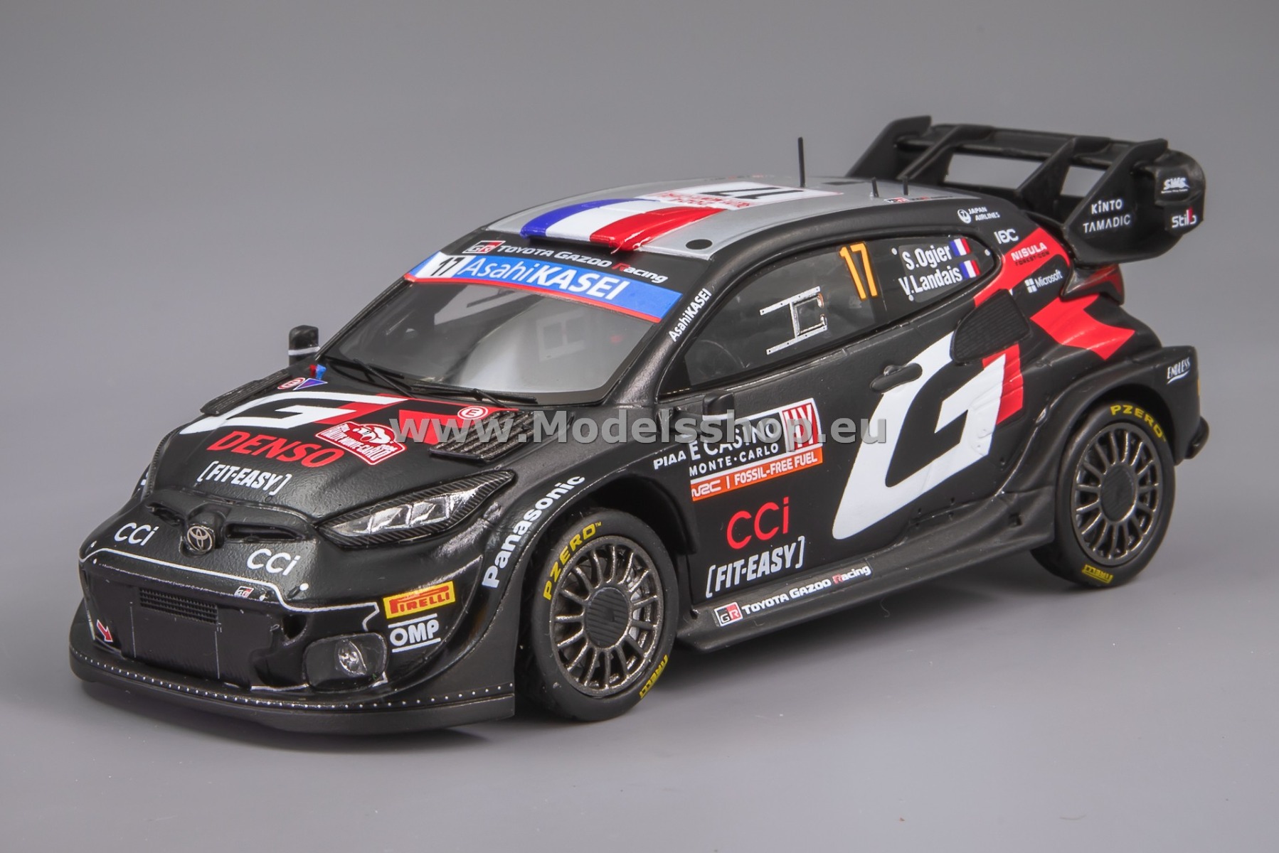Spark S6852 Toyota GR Yaris Rally1 Hybrid, No.17 Toyota Gazoo Racing WRT, 2nd Rally Monte Carlo 2024, S. Ogier - V. Landais