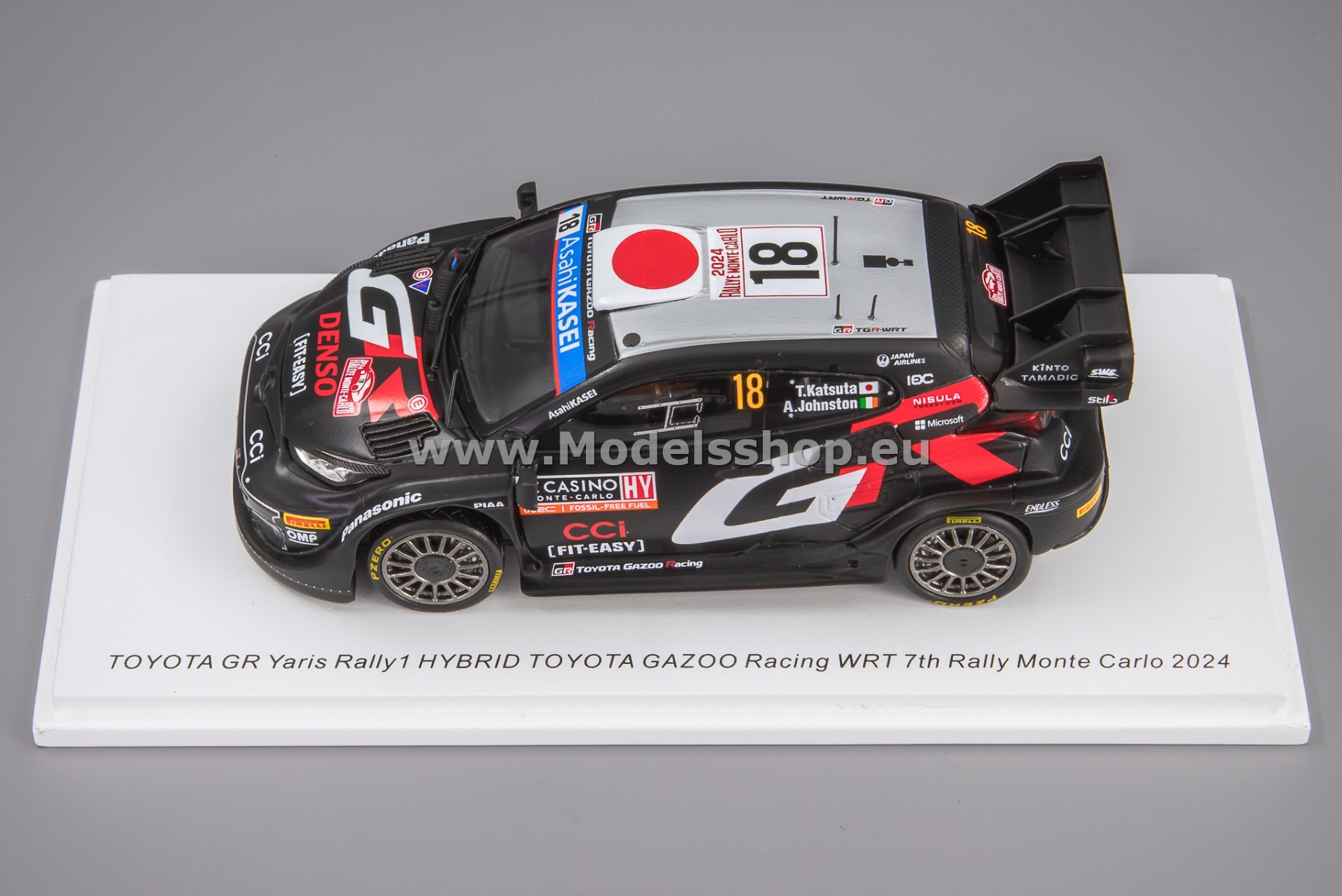 Spark S6853 TOYOTA GR Yaris Rally1 HYBRID, No.18 Toyota Spark S6853 TOYOTA GR Yaris Rally1 HYBRID, No.18 Toyota