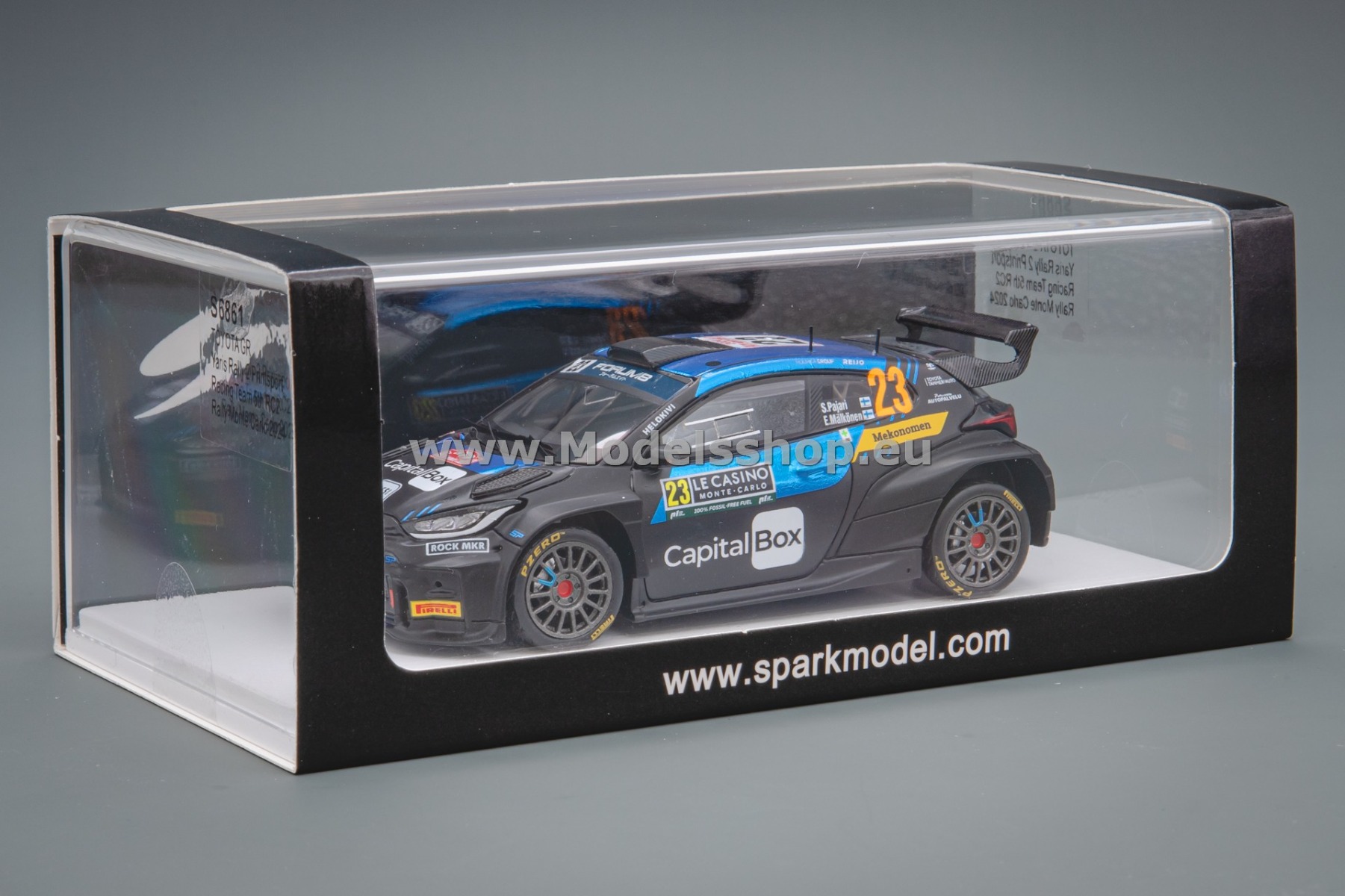 ミニカー TOYOTA GR Yaris Rally 2 Rally Sweden2024 Toyota GR Yaris Rally2 Gazoo Racing RC2 15° Rallye Sweden 2024