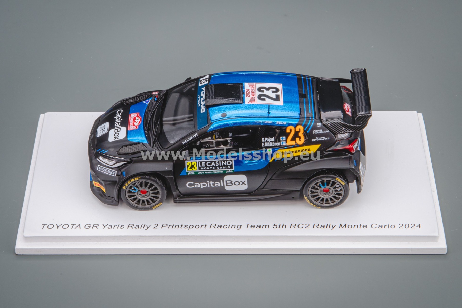 ミニカー TOYOTA GR Yaris Rally 2 Rally Sweden2024 TOYOTA GR Yaris Rally 2 No.34 TOYOTA GAZOO Racing RC2 Rally Sweden