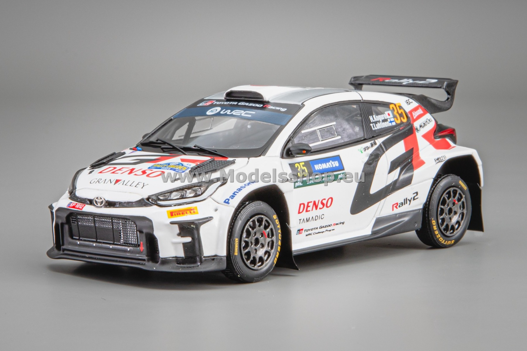 Spark S6869 Toyota GR Yaris Rally2, No.35 Toyota Gazoo Racing, RC2 Rally Sweden 2024, H. Kogure - T. Luhtinen