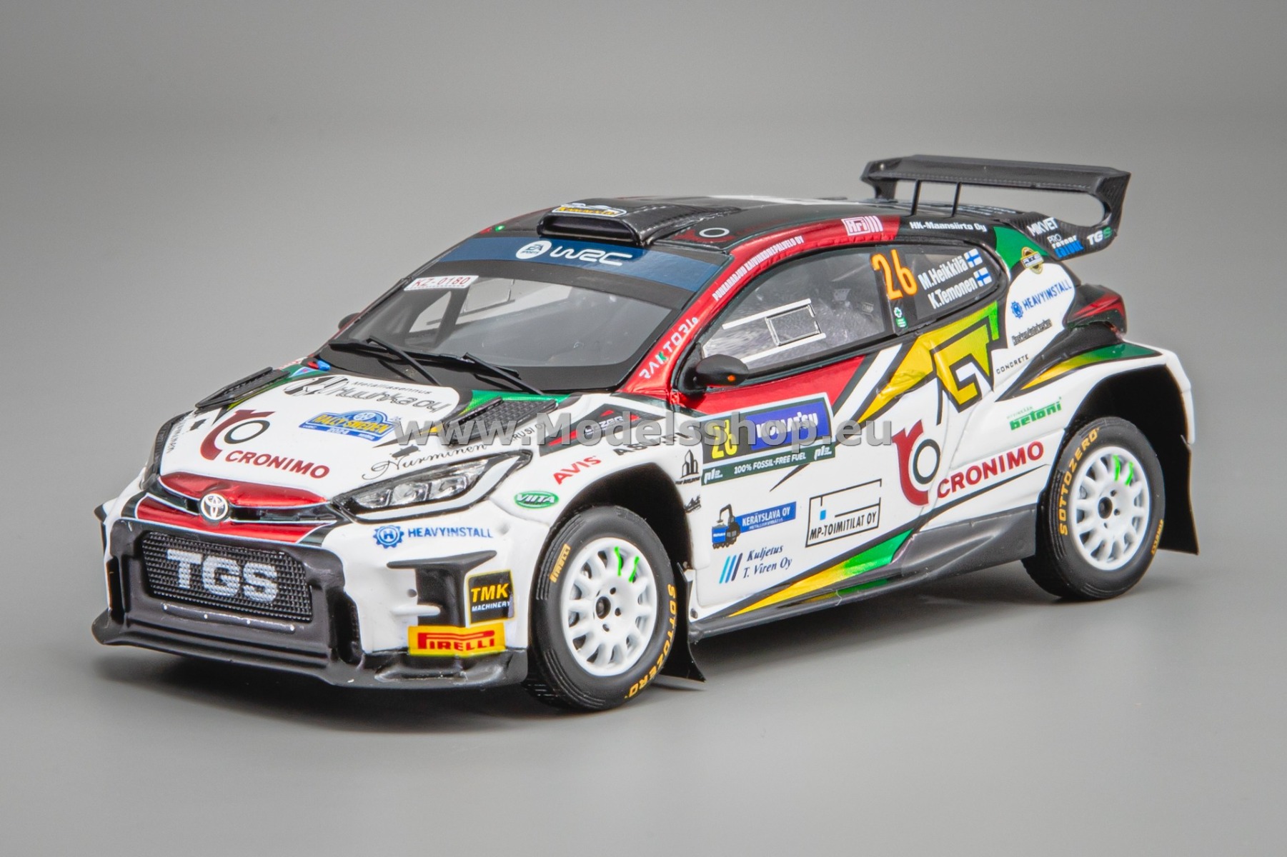 Spark S6872 Toyota GR Yaris Rally2, No.26 5th RC2 Rally Sweden 2024, M. Heikkila - K. Temonen