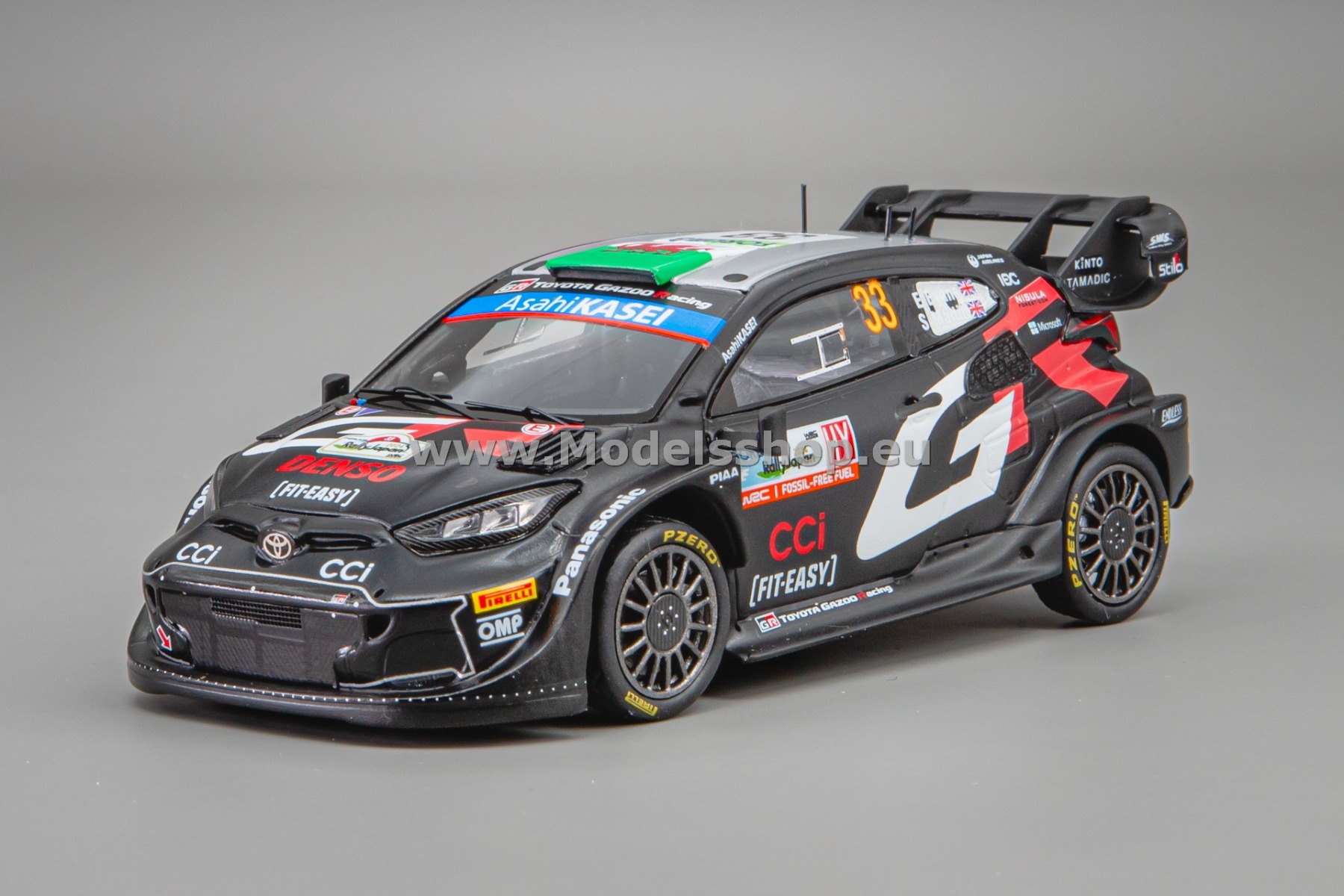 Spark S6880 Toyota GR Yaris Rally1 Hybrid, No.33 Toyota Gazoo Racing WRT, Winner Rally Japan 2024, E. Evans - S. Martin