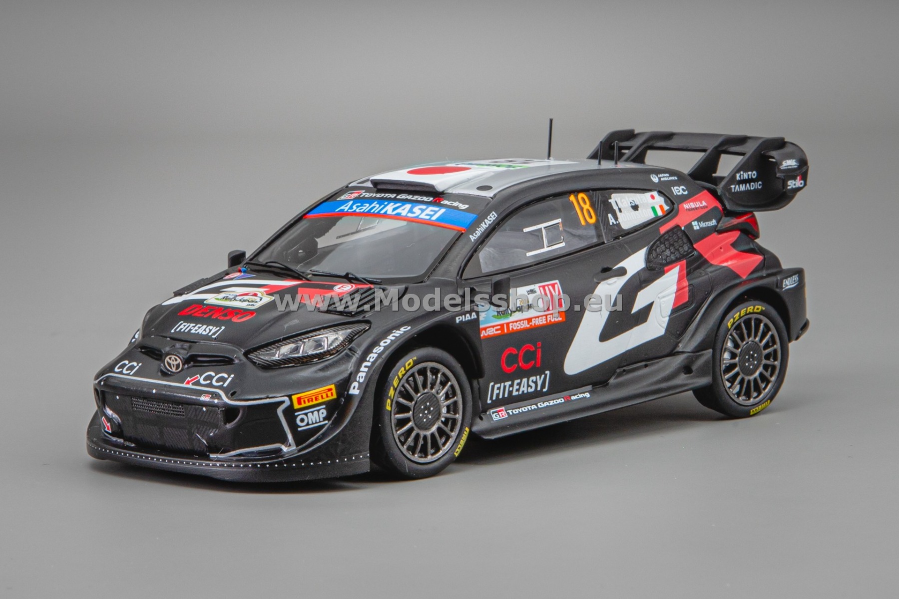 Spark S6883 Toyota GR Yaris Rally1 Hybrid, No.18 Toyota Gazoo Racing WRT, 4th Rally Japan 2024, T. Katsuta - A.Johnston
