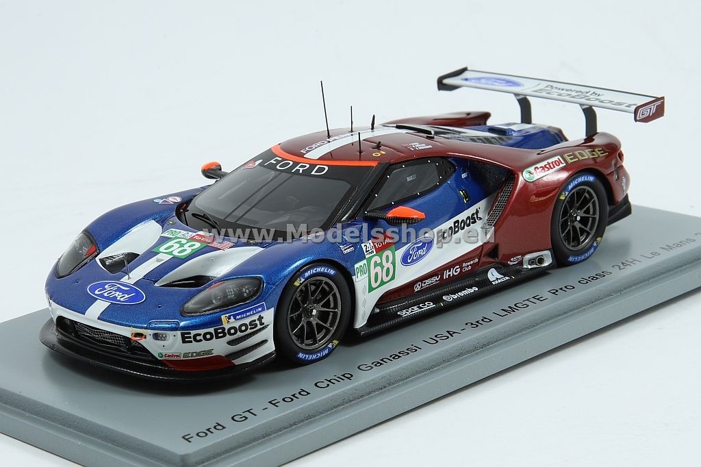 Ford GT No.68 3rd LMGTE Pro Class 24H Le Mans 2018 Ford Chip Ganassi Team USA J. Hand - D. Müller - S.Bourdais