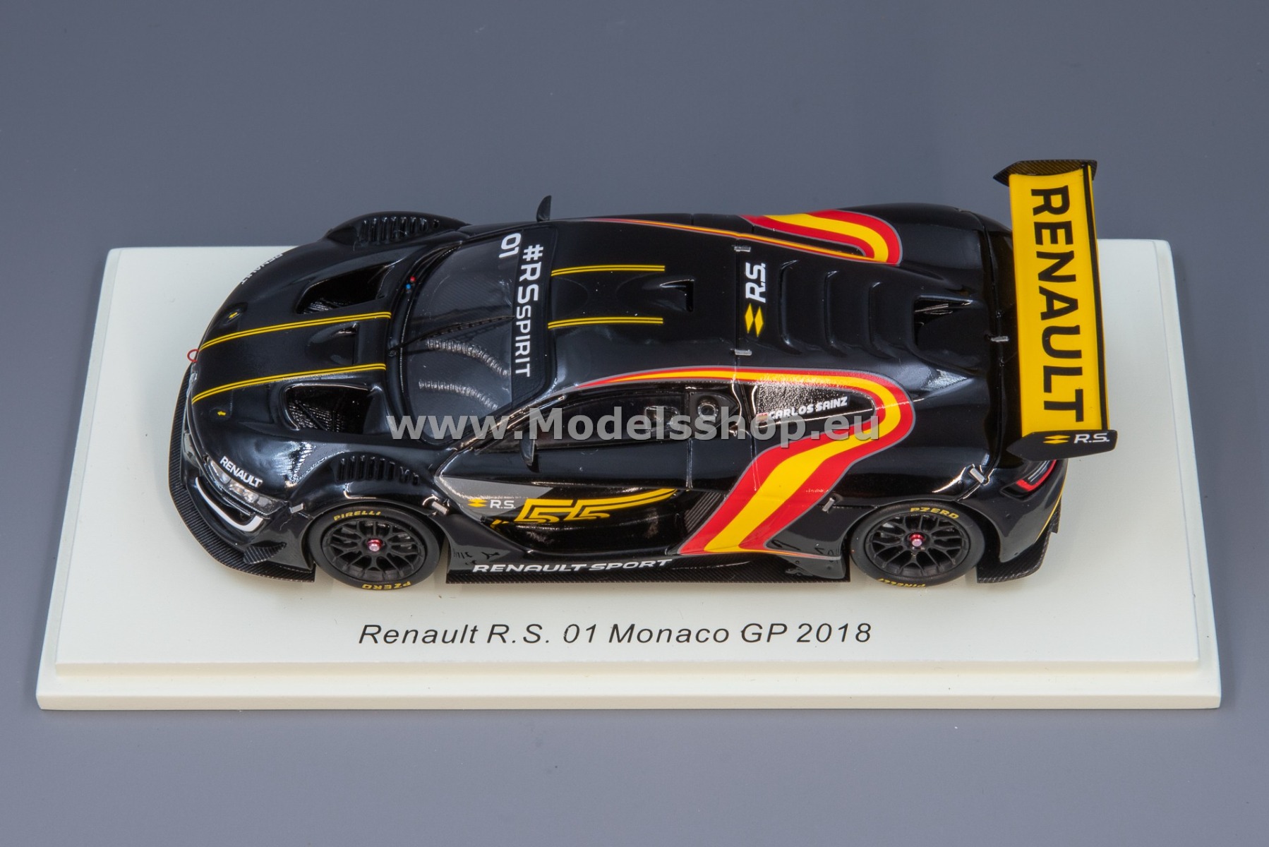 Spark S7078 Renault R.S. 01 No.55, Monaco GP 2018, Carlos Sainz Jr.