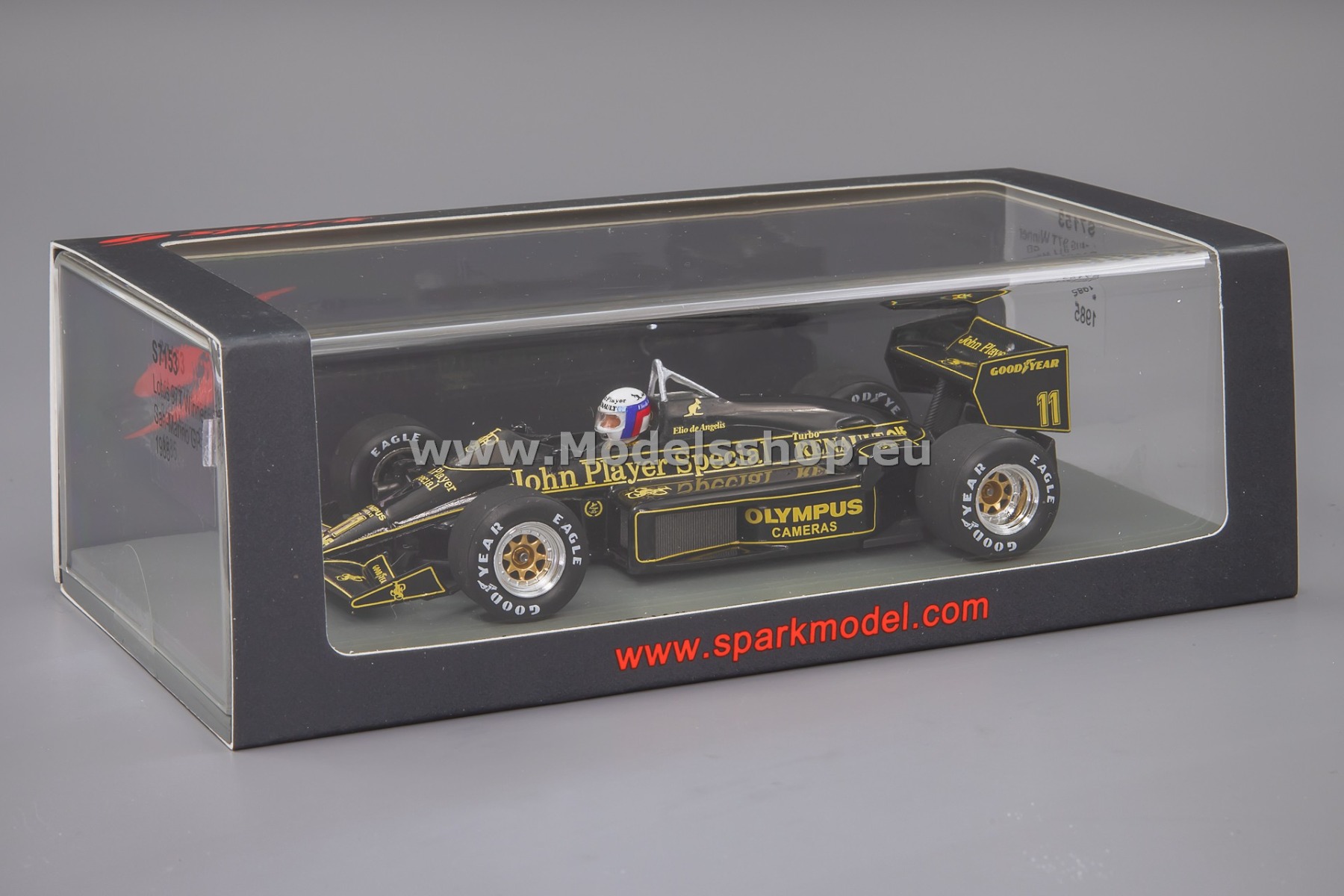 Spark S7153 Lotus 97T, No.11, Winner Formula1 San-Marino GP 1985