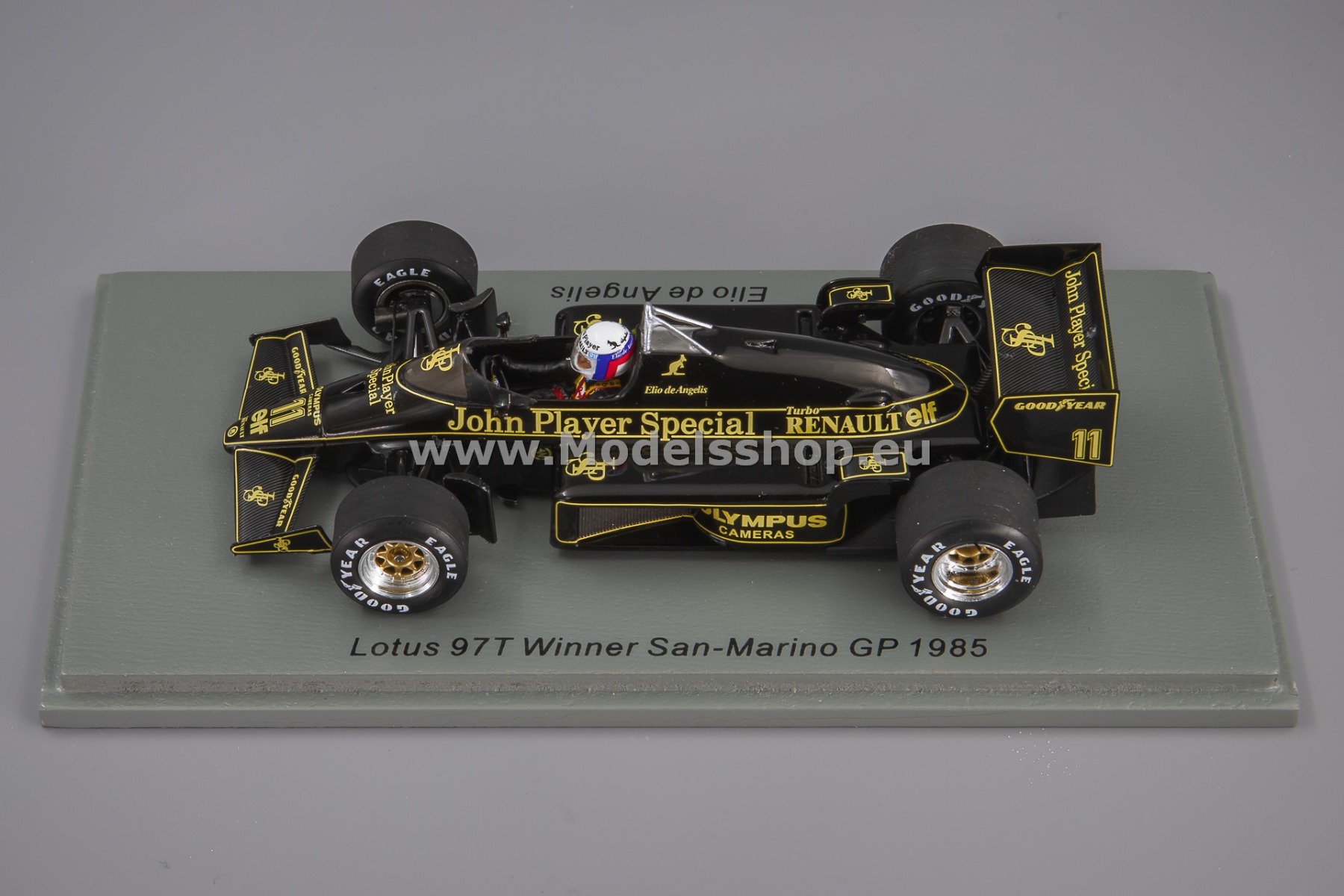 Spark S7153 Lotus 97T, No.11, Winner Formula1 San-Marino GP 1985