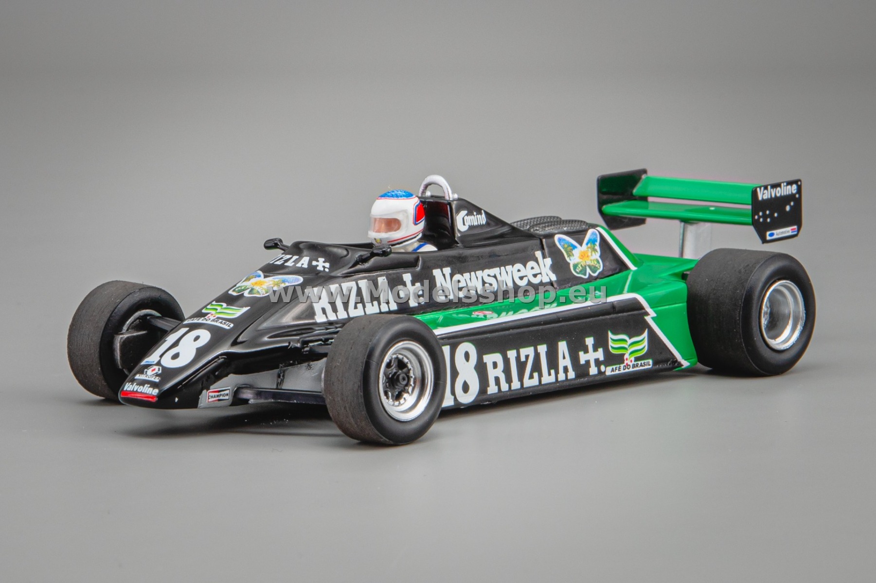 Spark S7173 March 821, F1, No.18 Formula 1, South African GP 1982, Raul Boesel