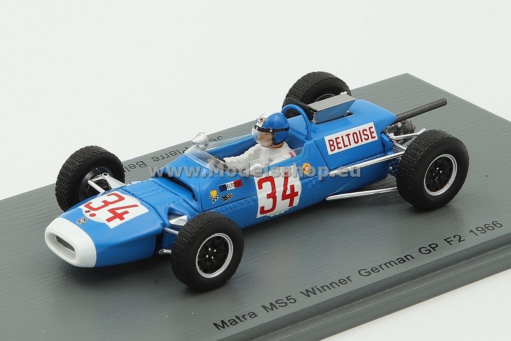 Matra MS5 No.34 Winner German GP F2 1966 Jean-Pierre Beltoise 