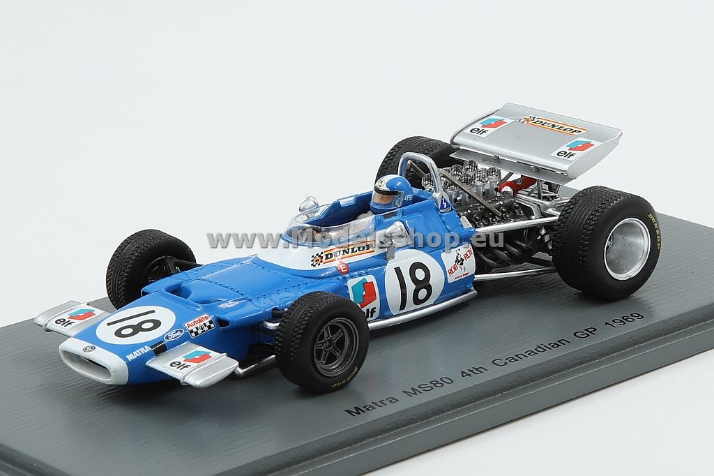 Spark SPAS7194 Matra MS80 No.18 Canadian GP 1969 Jean-Pierre Beltoise