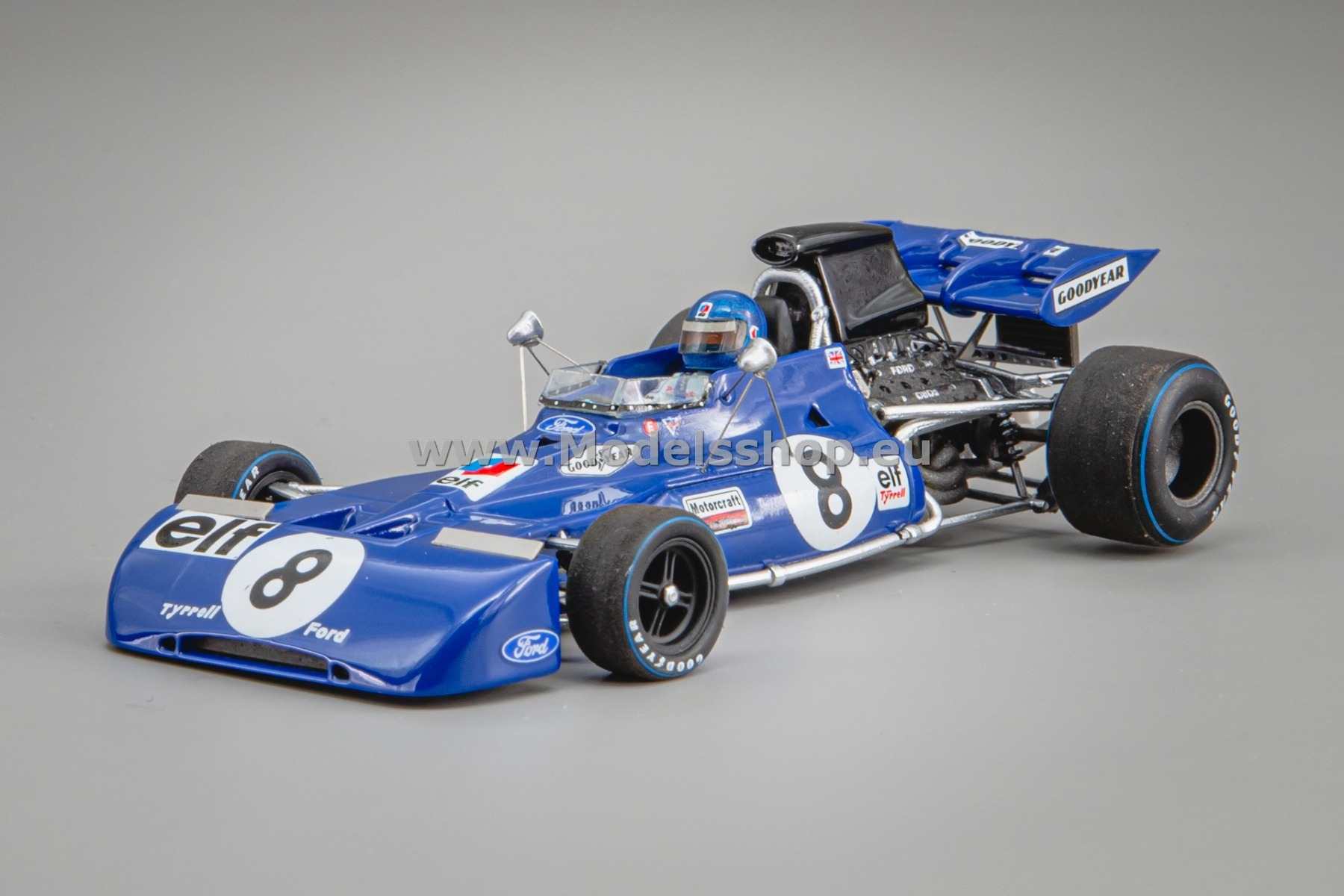 Spark S7219 Tyrrell 004 F1, No.8 Formula 1, French GP 1972, Patrick Depailler