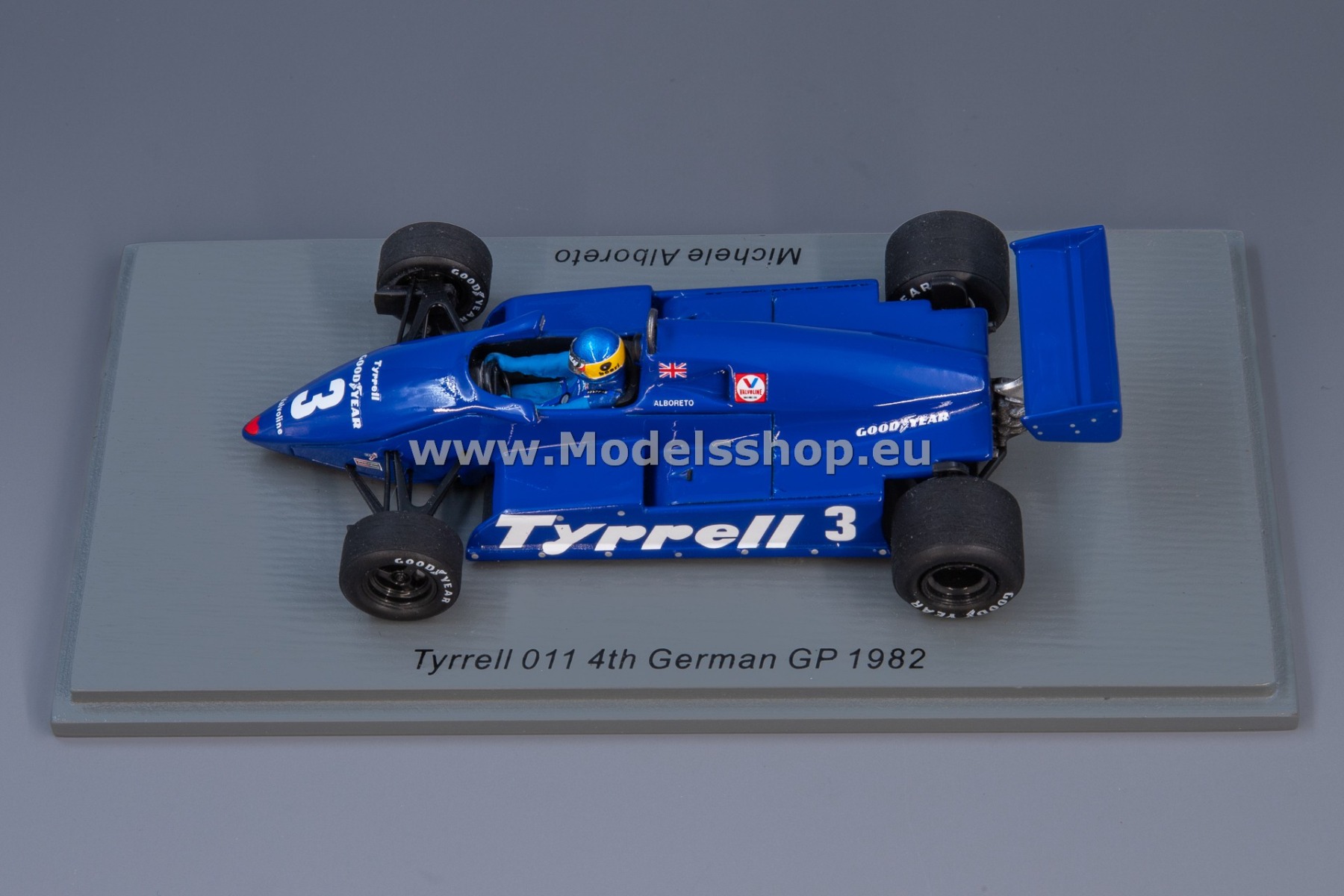 Spark S7283 Tyrrell 011 No.3, Formula 1, 4th German GP 1982