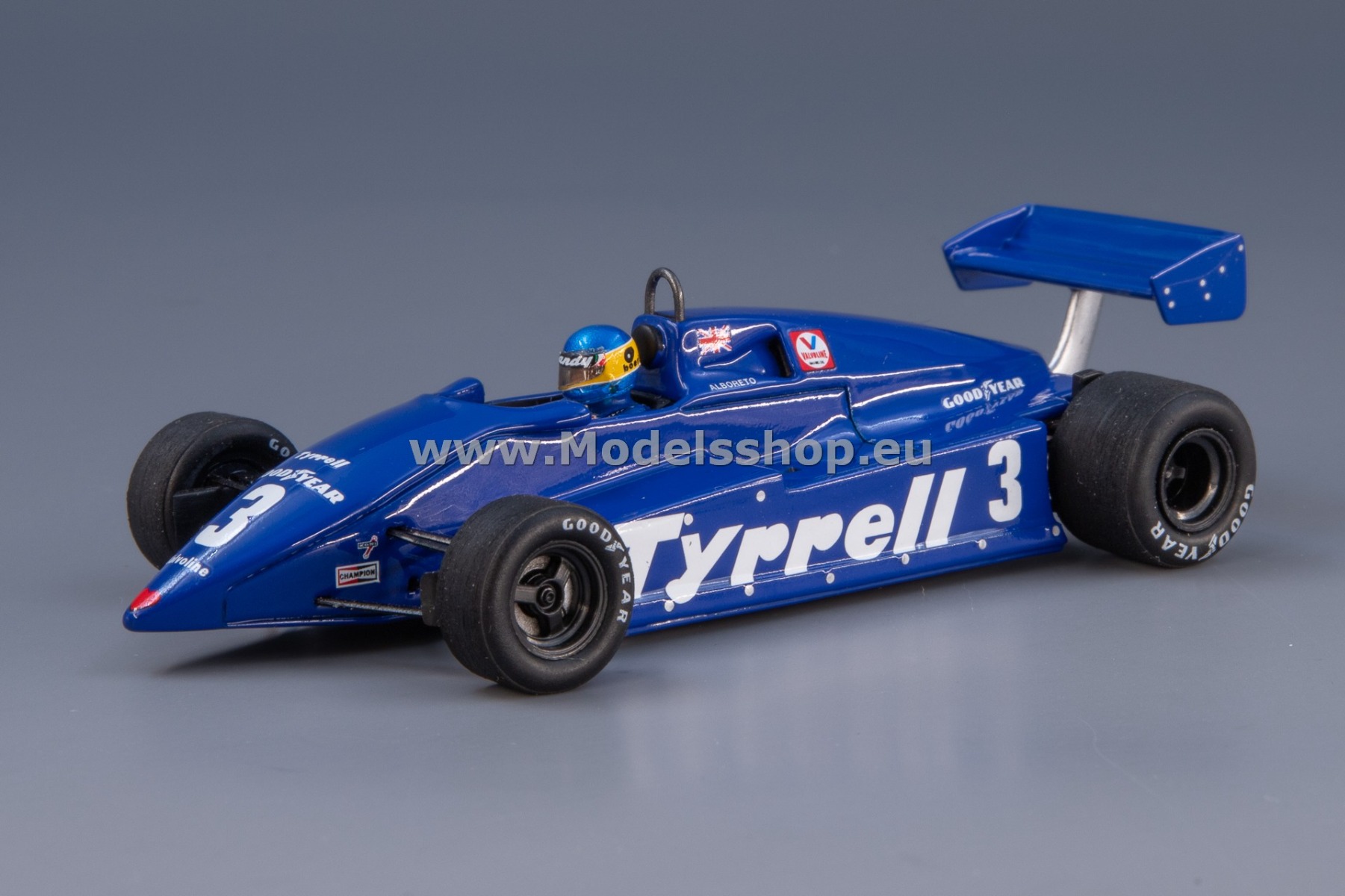 Spark S7283 Tyrrell 011 No.3, Formula 1, 4th German GP 1982, Michele Alboreto