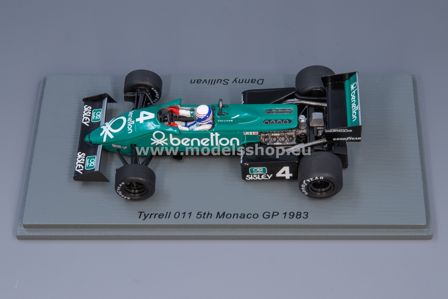 Spark S7285 Tyrrell 011 No.4 5th Monaco GP Formula 1 1983, Danny