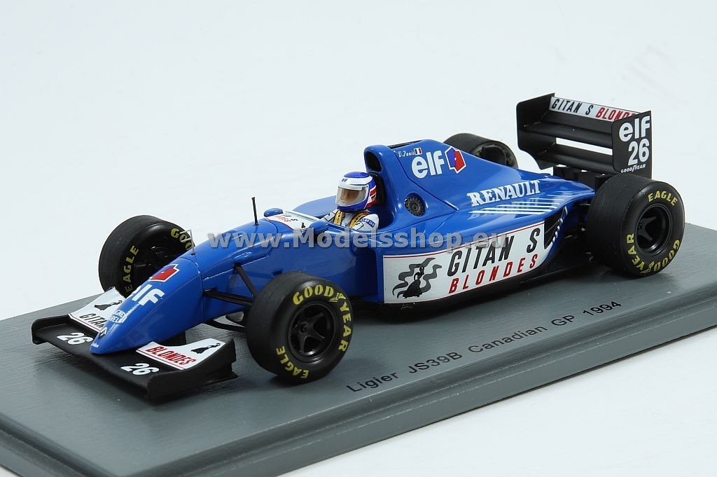 Spark SPAS7400 Ligier JS39B No.26 Canadian GP 1994 Olivier Panis