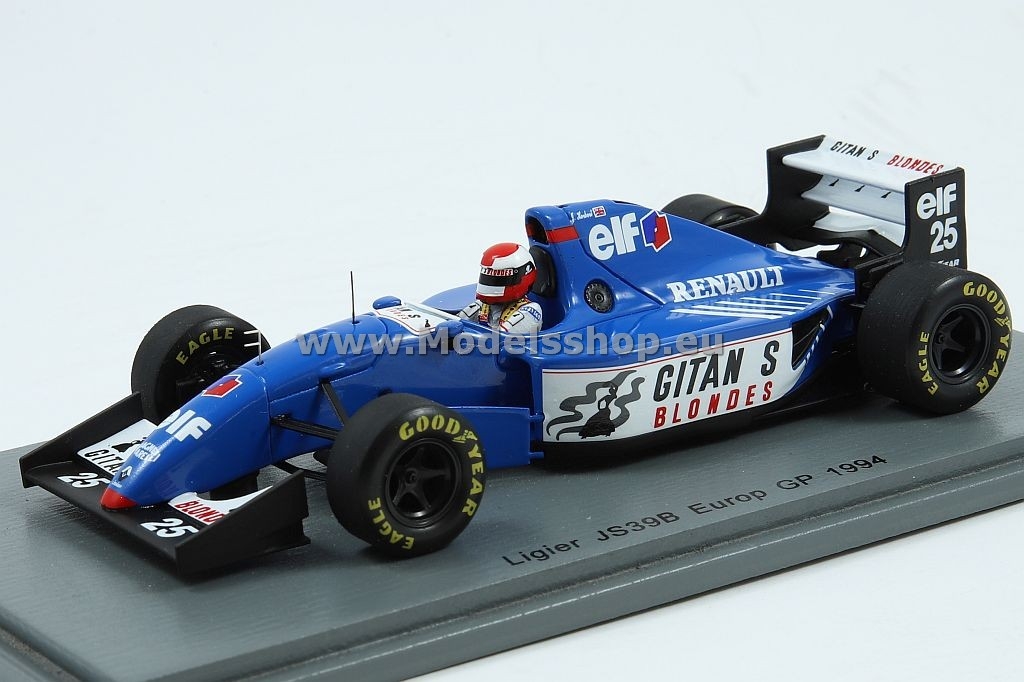 Spark SPAS7404 Ligier JS39B No.25 European GP 1994 Johnny Herbert
