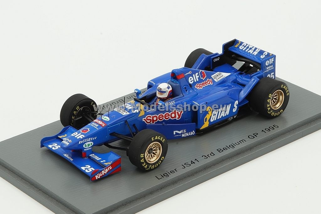 Ligier JS41 No.25 3rd Belgium GP 1995 Martin Brundle 
