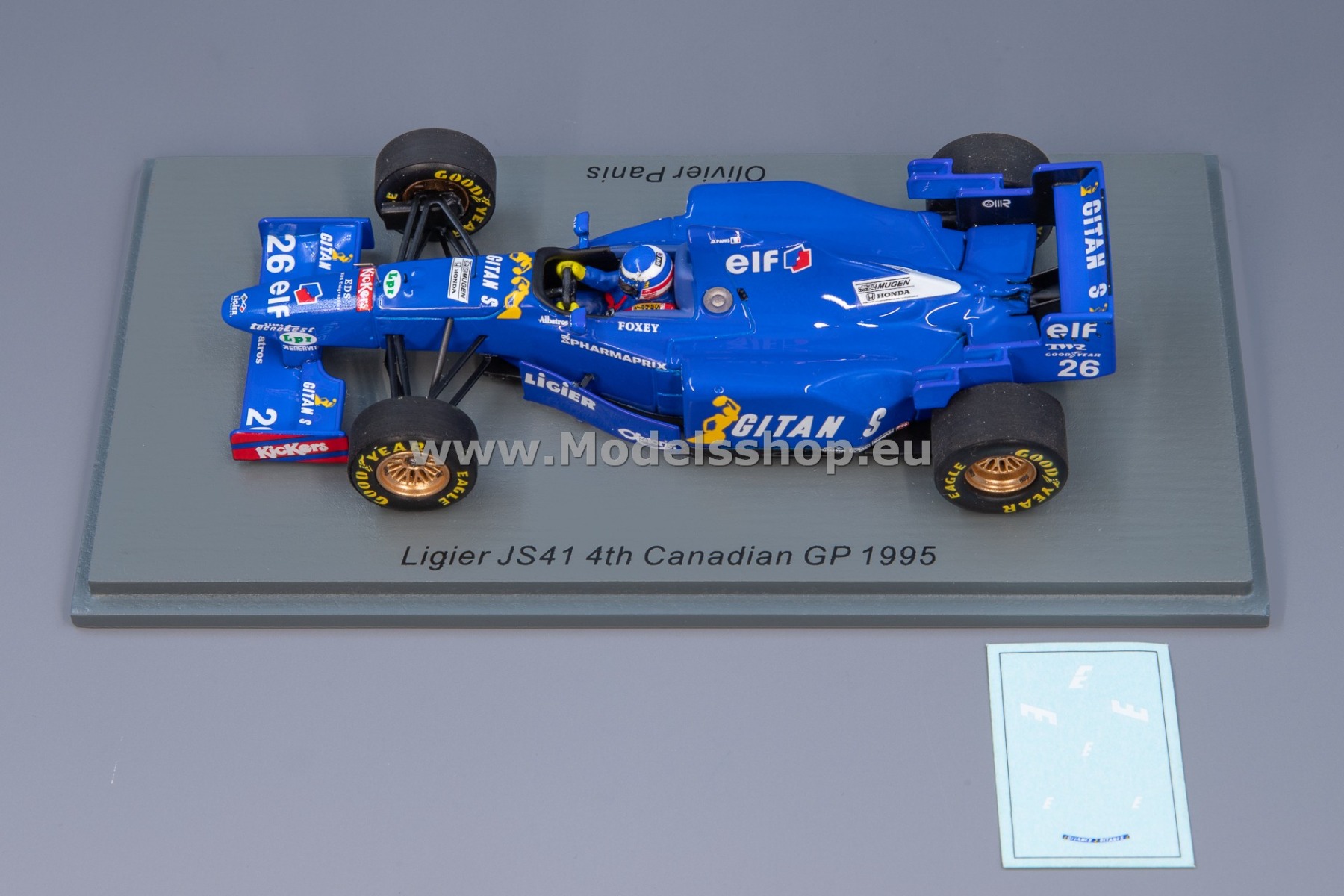 Spark S7410 Ligier JS41 No.26, 4th Formula 1, Canadian GP 1995