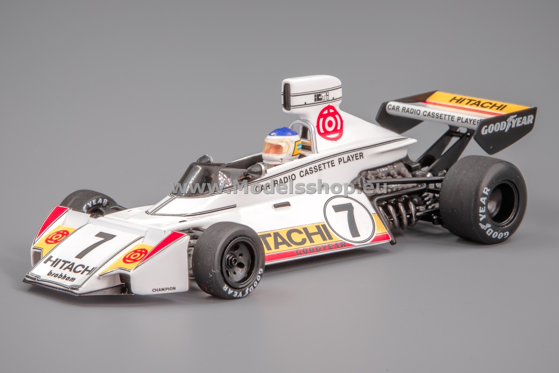 Spark S7428 Brabham BT44, No.7, Formula 1, Belgium GP 1974, Carlos Reutemann