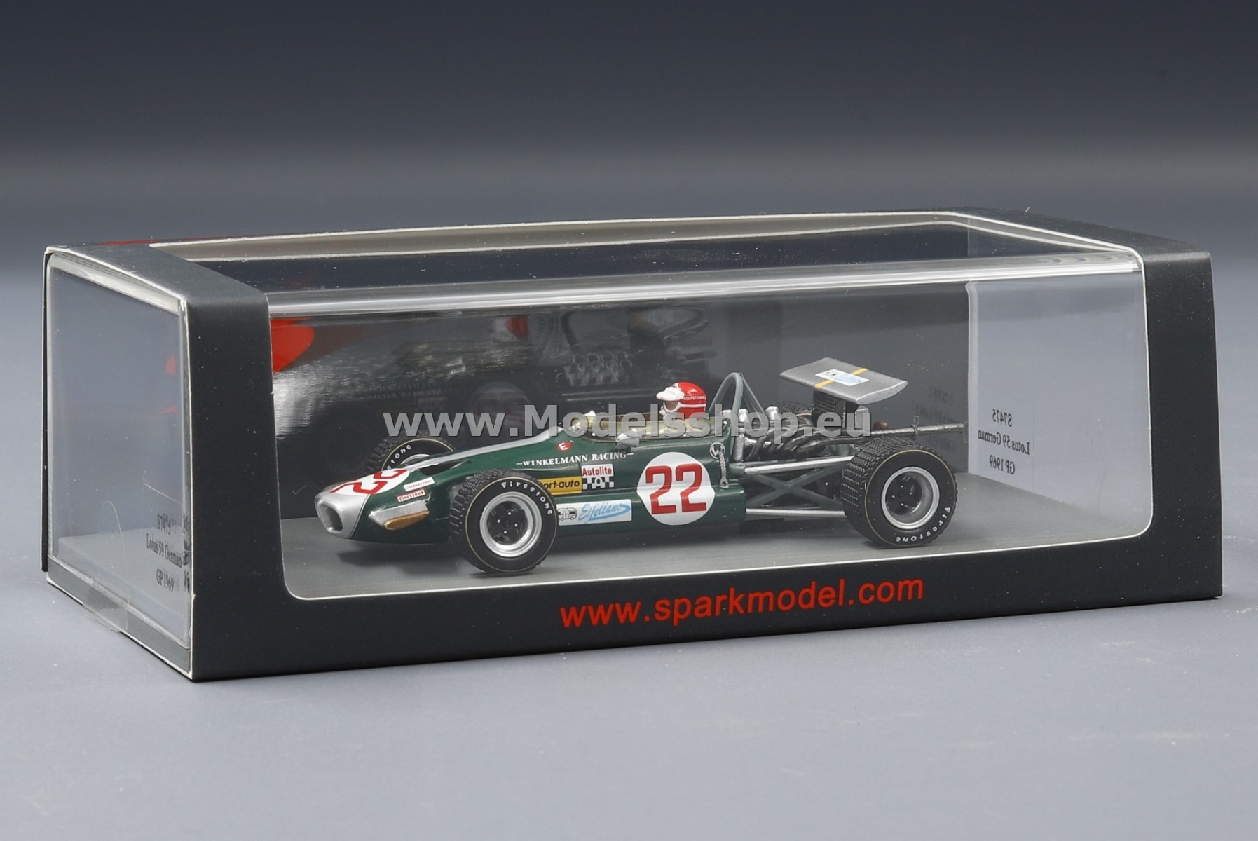 Spark S7475 Lotus 59, Formula 1, No.22 German GP 1969