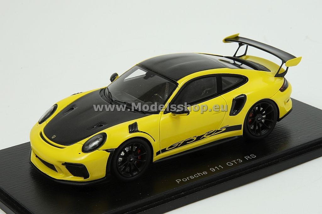 Spark SPAS7628 Porsche 911 GT3 RS Weissach Package 2018 /yellow - black/