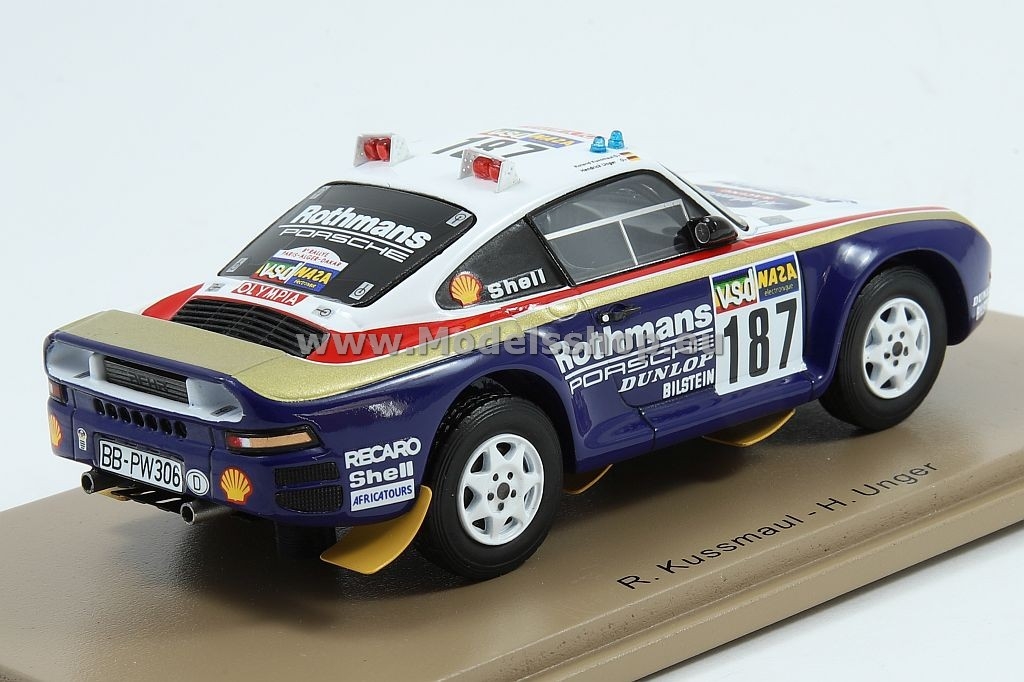 Porsche 959 No.187 Paris-Dakar 1986 R. Kussmaul - W.Unger