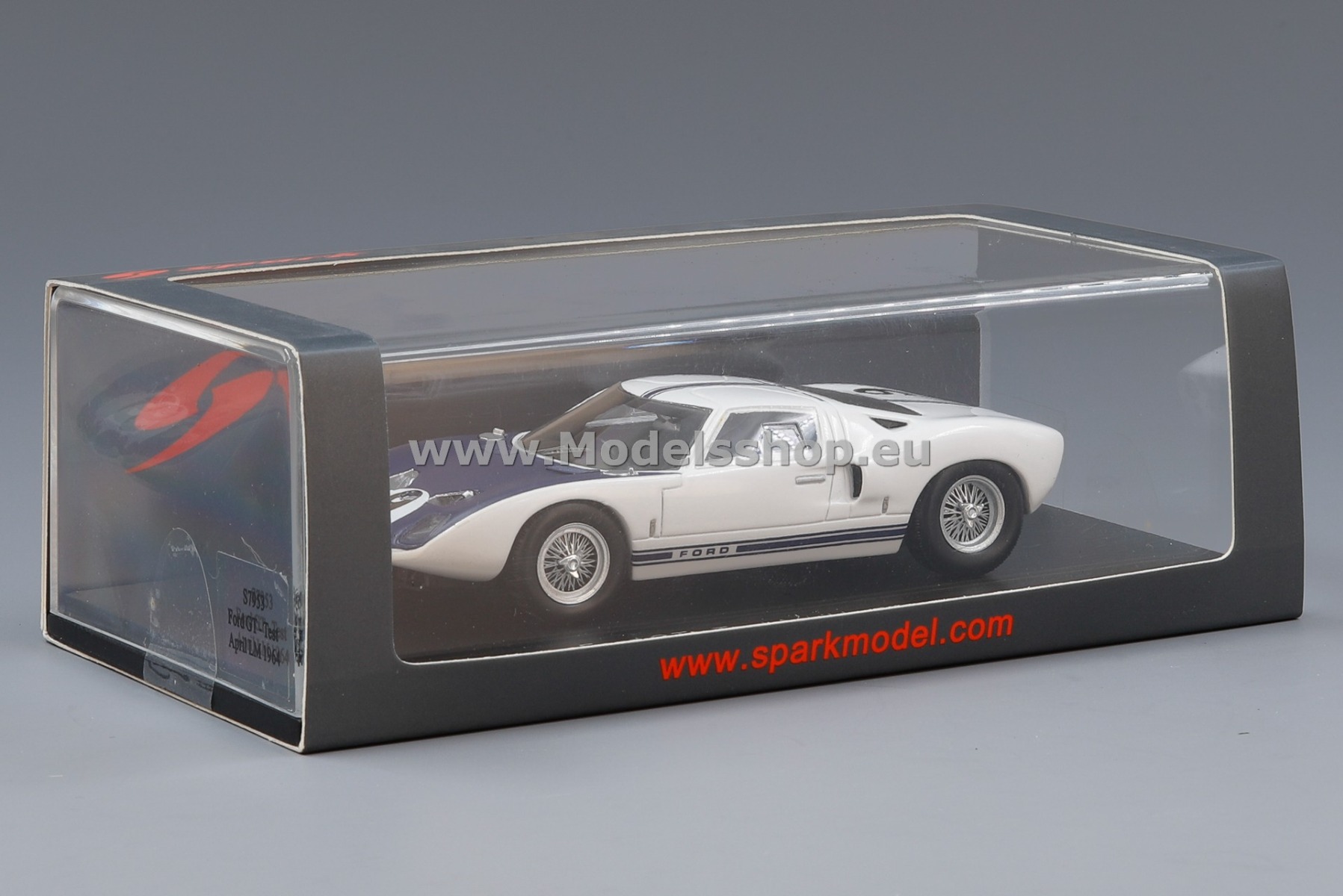 Spark S7953 Ford GT40, No.9 April Test, Le Mans 1964,Jo Schlesser Spark S7953 Ford GT40, No.9 April Test, Le Mans 1964,Jo Schlesser