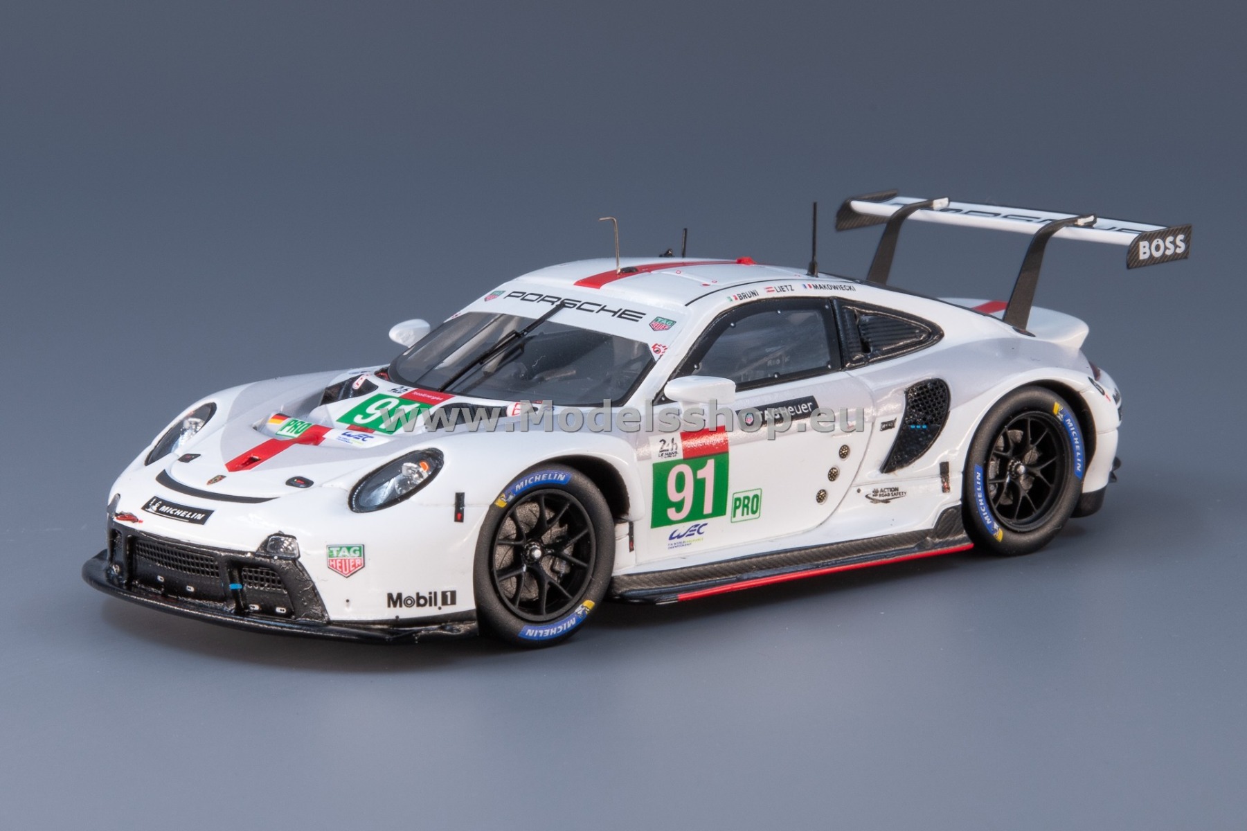 Spark S8263 Porsche 911 RSR-19, No.91 Porsche GT Team, 24H Le Mans 2021, G. Bruni - R. Lietz - F. Makowiecki