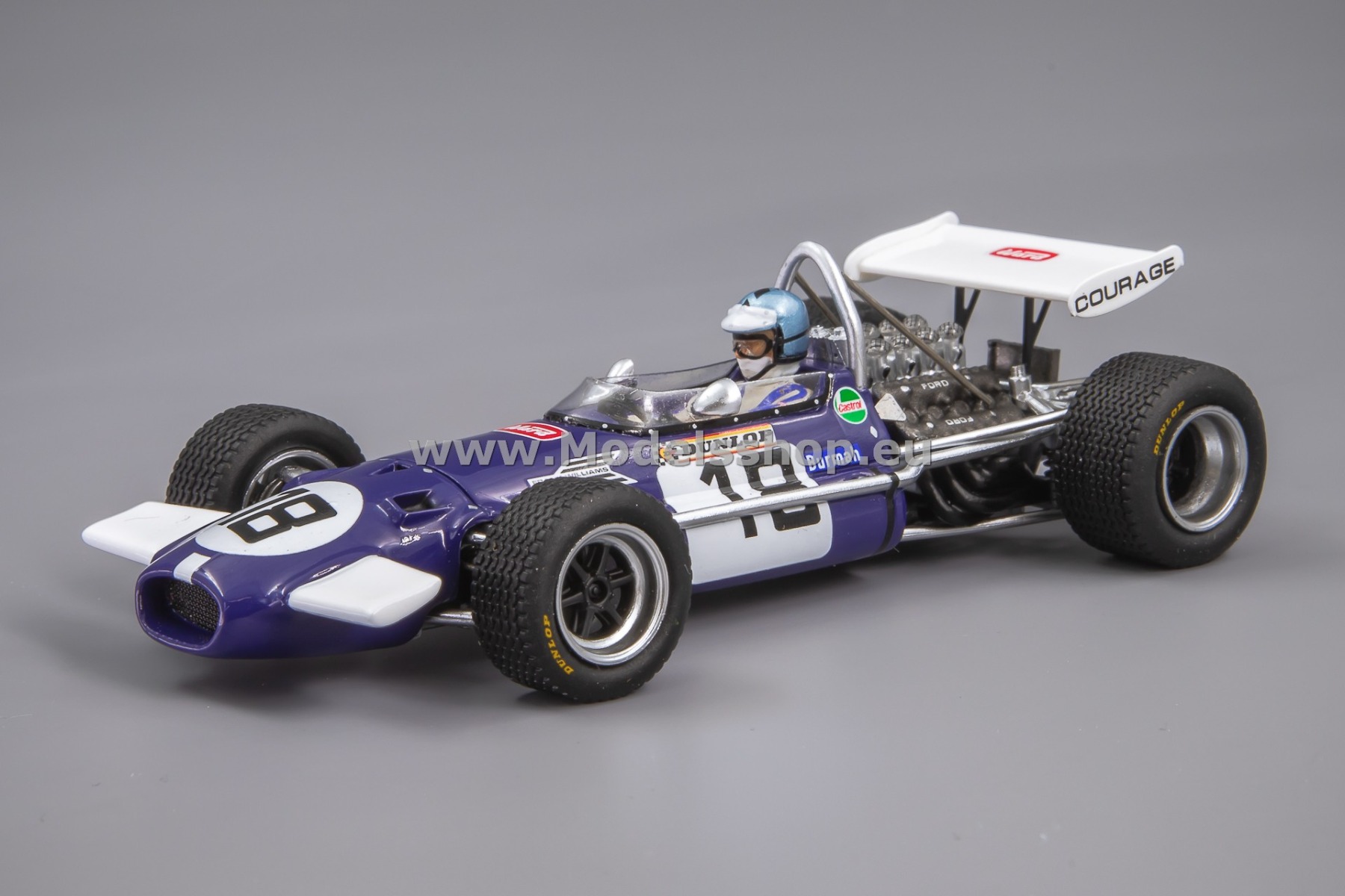 Spark S8322 Brabham BT26A, No.18, 2nd US GP 1969, Piers Courage
