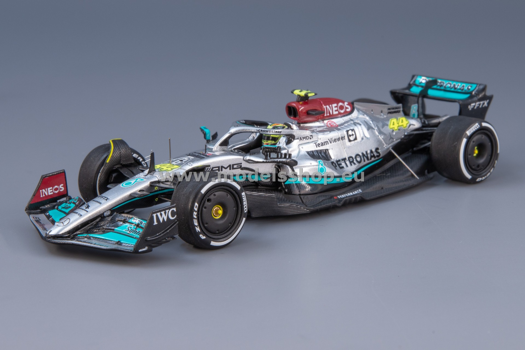 Spark S8542 Mercedes-AMG Petronas F1 W13 E Performance No.44 Mercedes-AMG Petronas F1 Team, Formula 1, 2nd French GP 2022, Lewis Hamilton, 300th GP