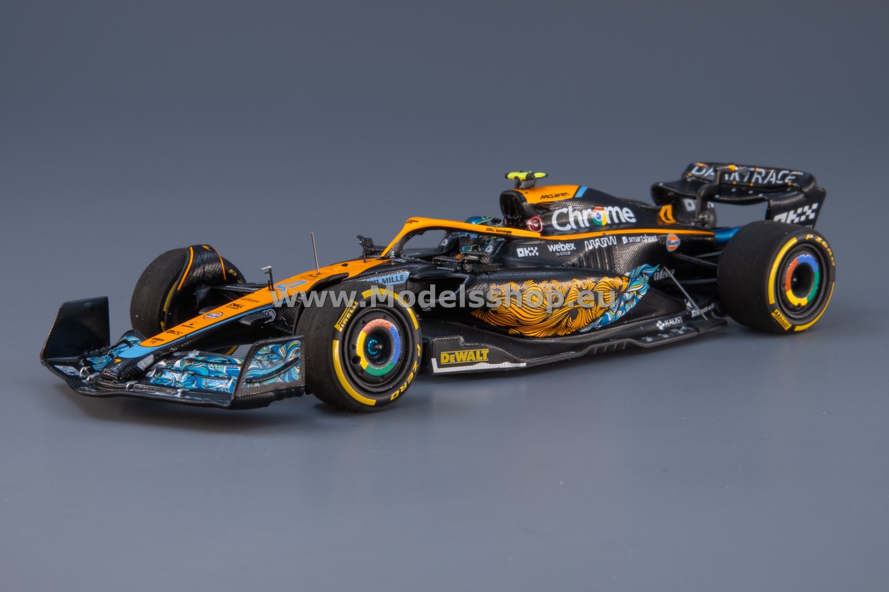 Spark S8554 McLaren MCL36 No.4 McLaren F1 Team, Formula 1, 6th Abu Dhabi GP 2022, Lando Norris